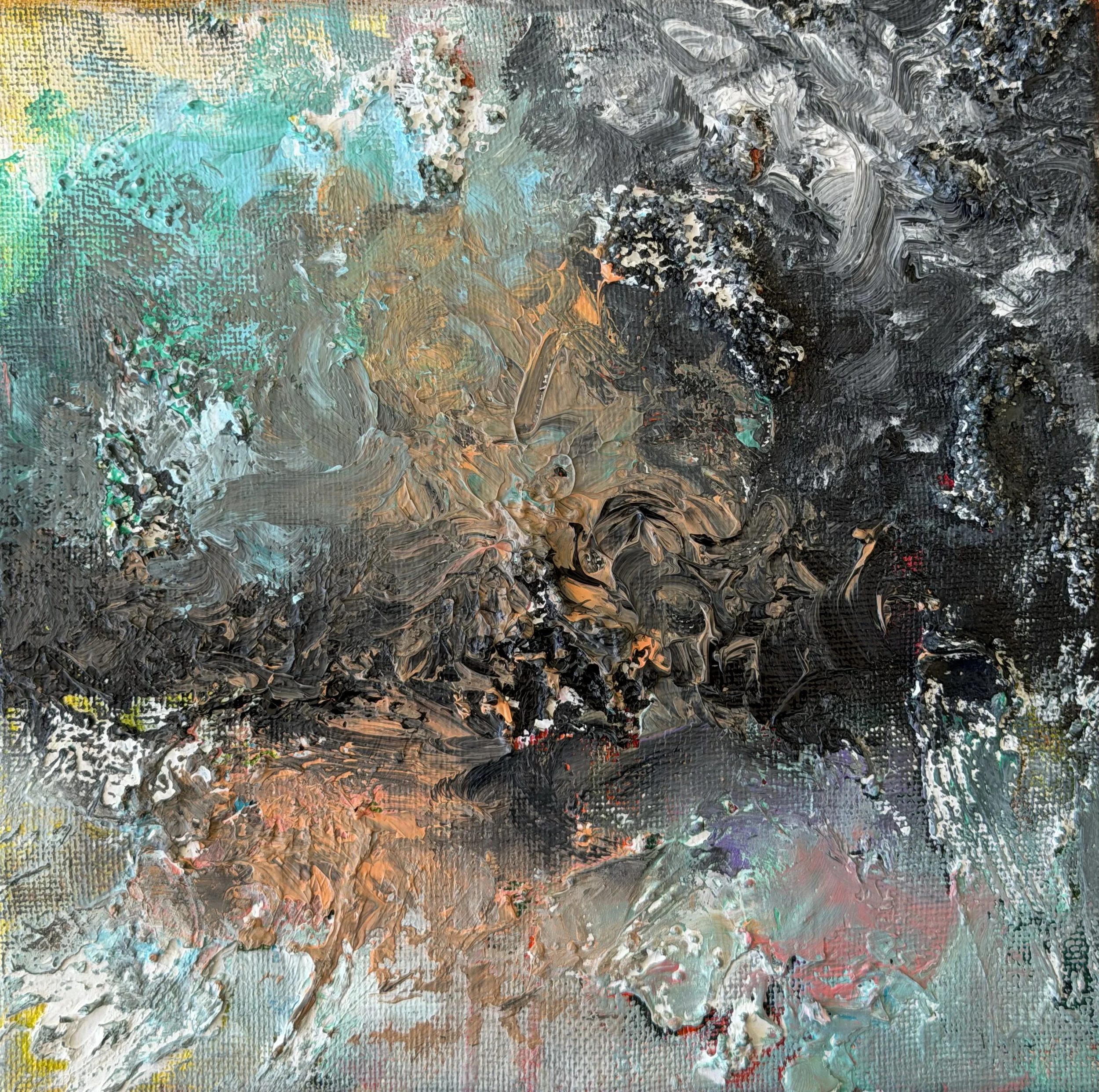 Blush Terrain
Acrylics on canvas
20x20 cm 