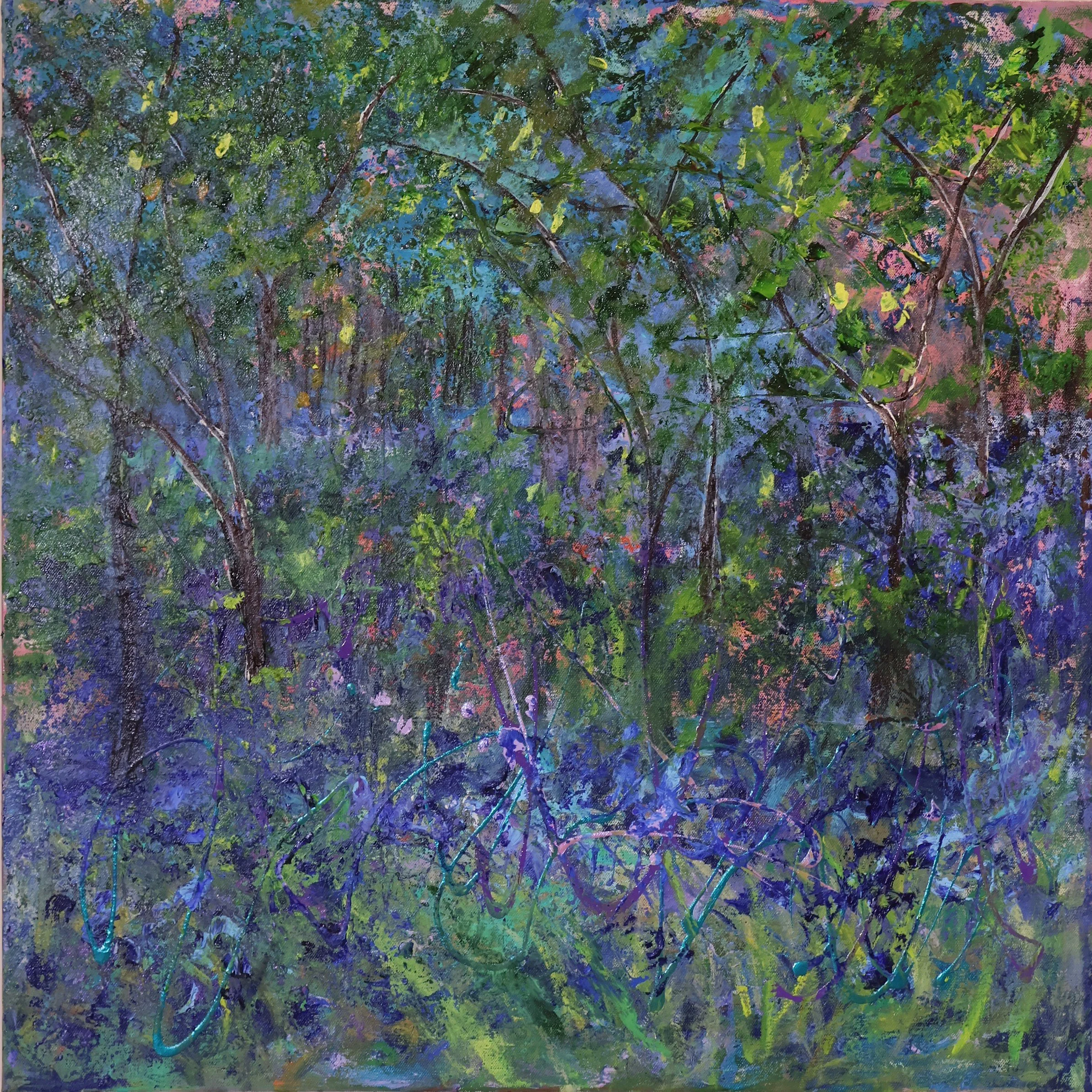 Where Silence Grows
Acrylic on Canvas
75x75 cm 