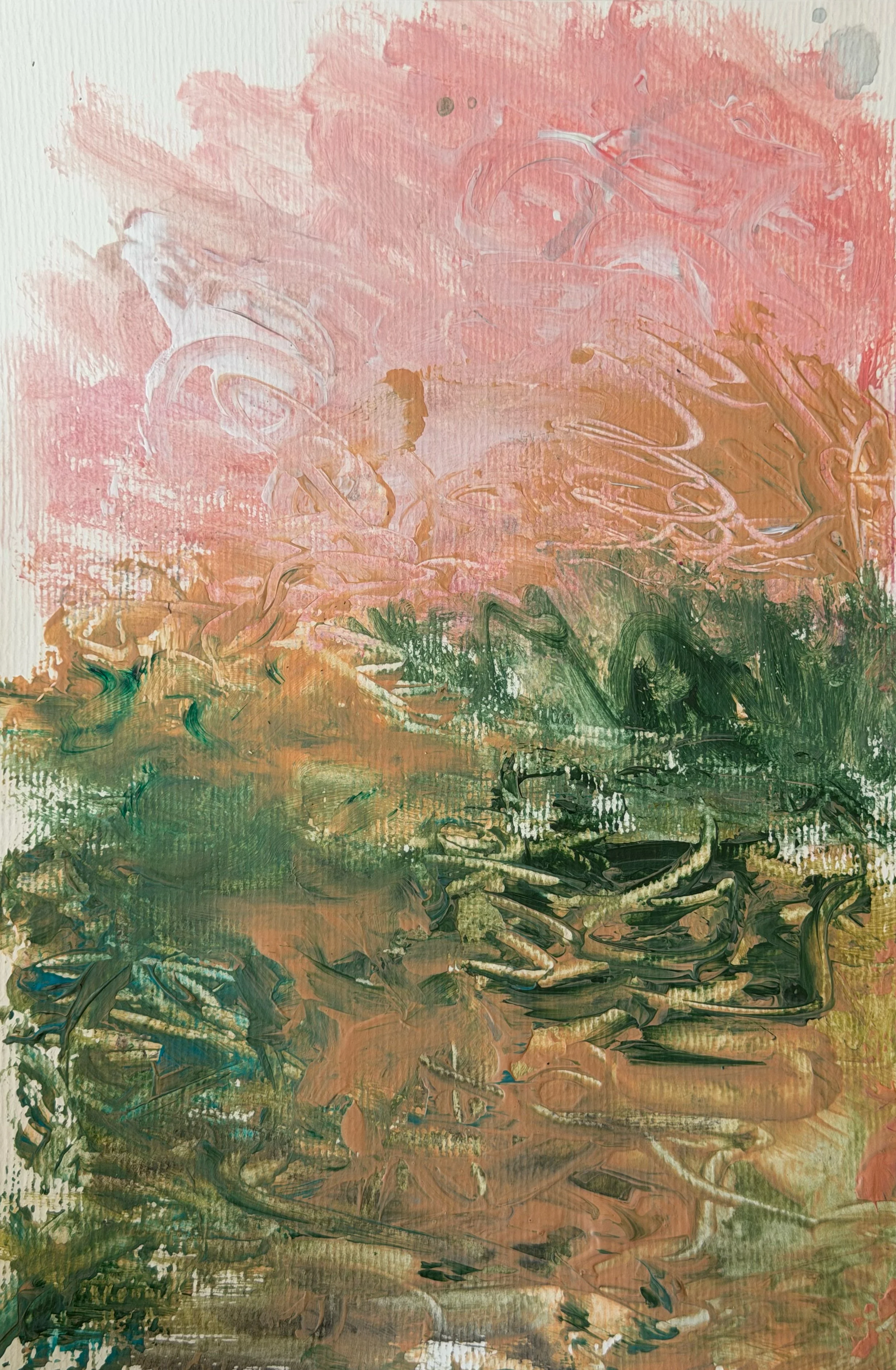 The Green within
Acrylic on paper 
30x40 cm 
