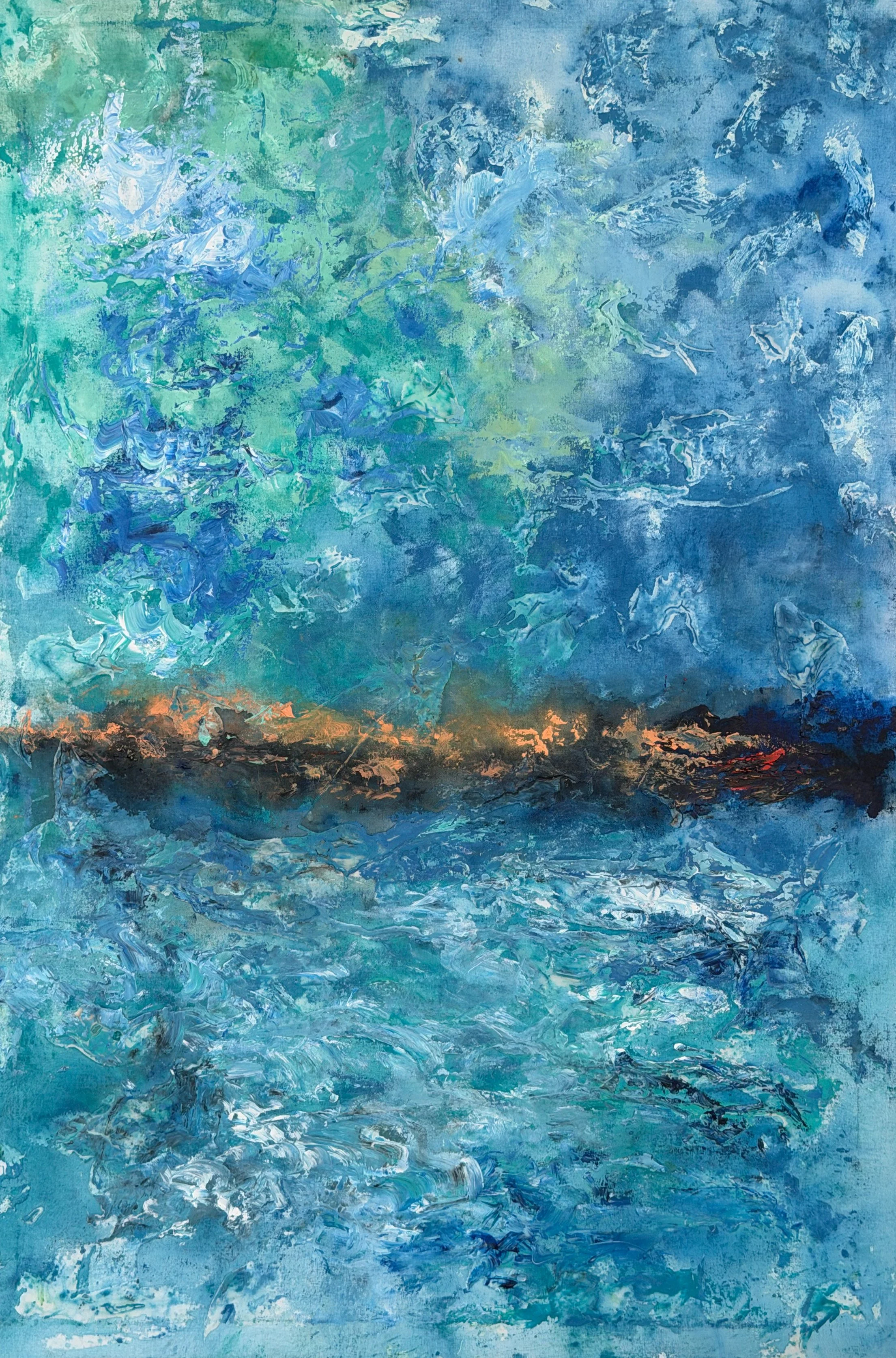 Blues Horizons
Acrylic on Canvas
100x150 cm 