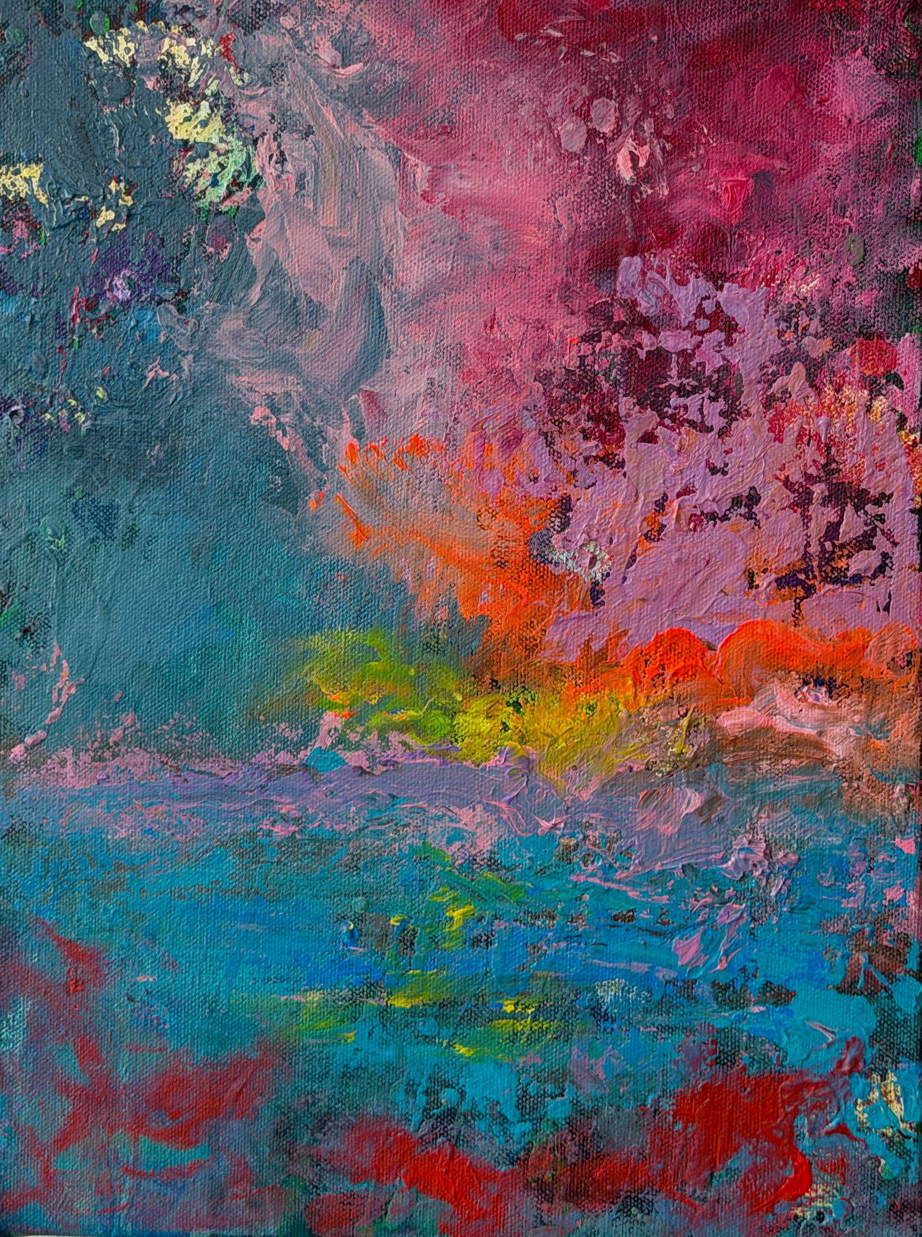 The Language of the Sea,2025
Acrylic on Canvas
40x30 cm 