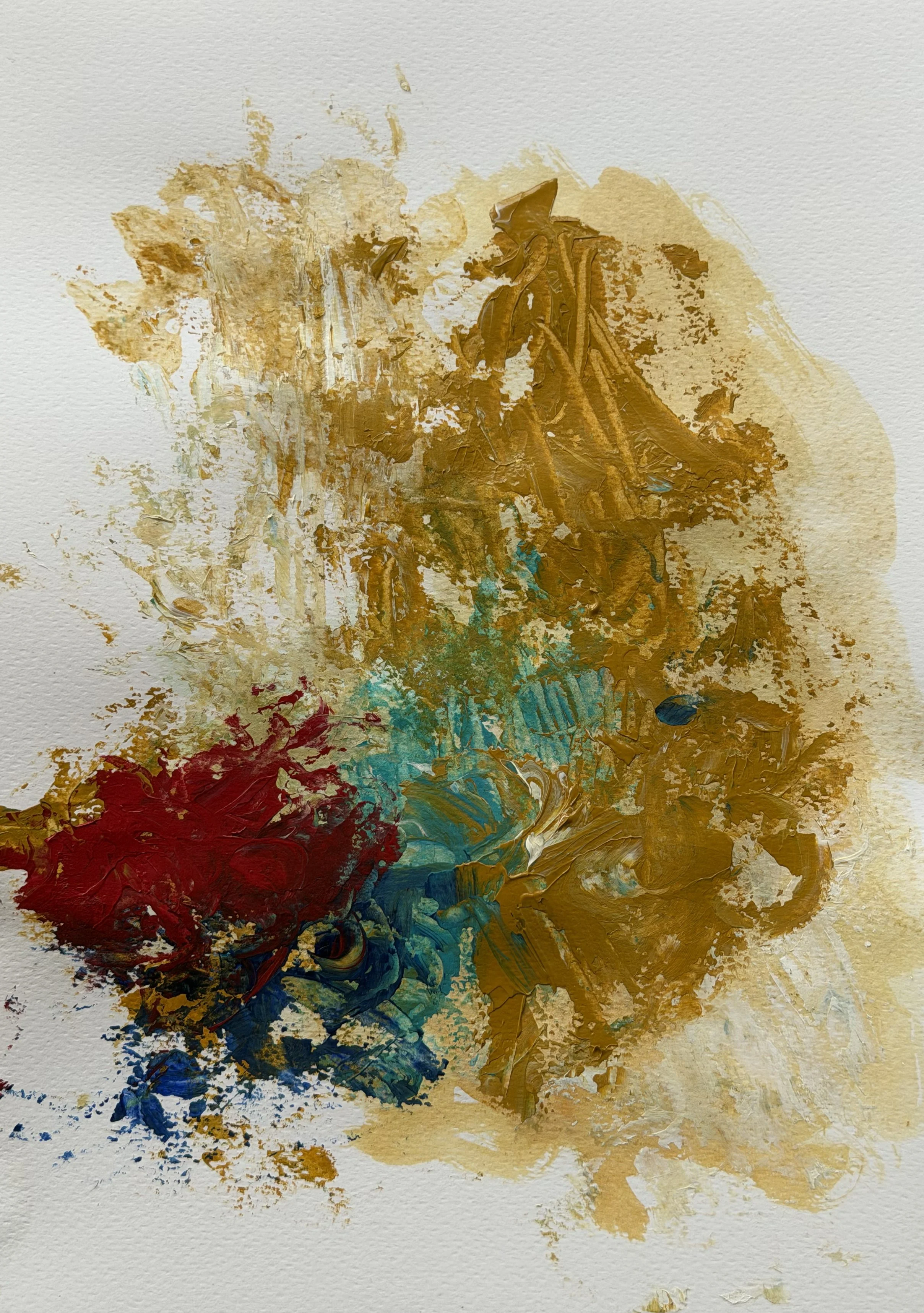 Soft Rain,
Water color and acrylic on paper
20x30 cm 