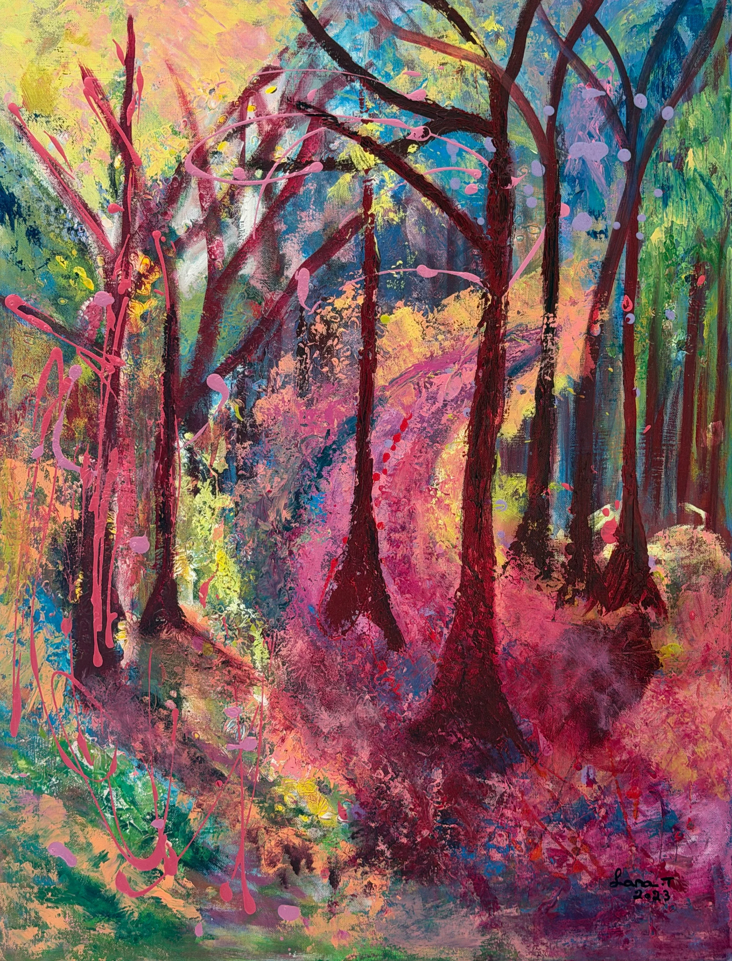 The Secret Path
Acrylic on Canvas 
90x70 cm 