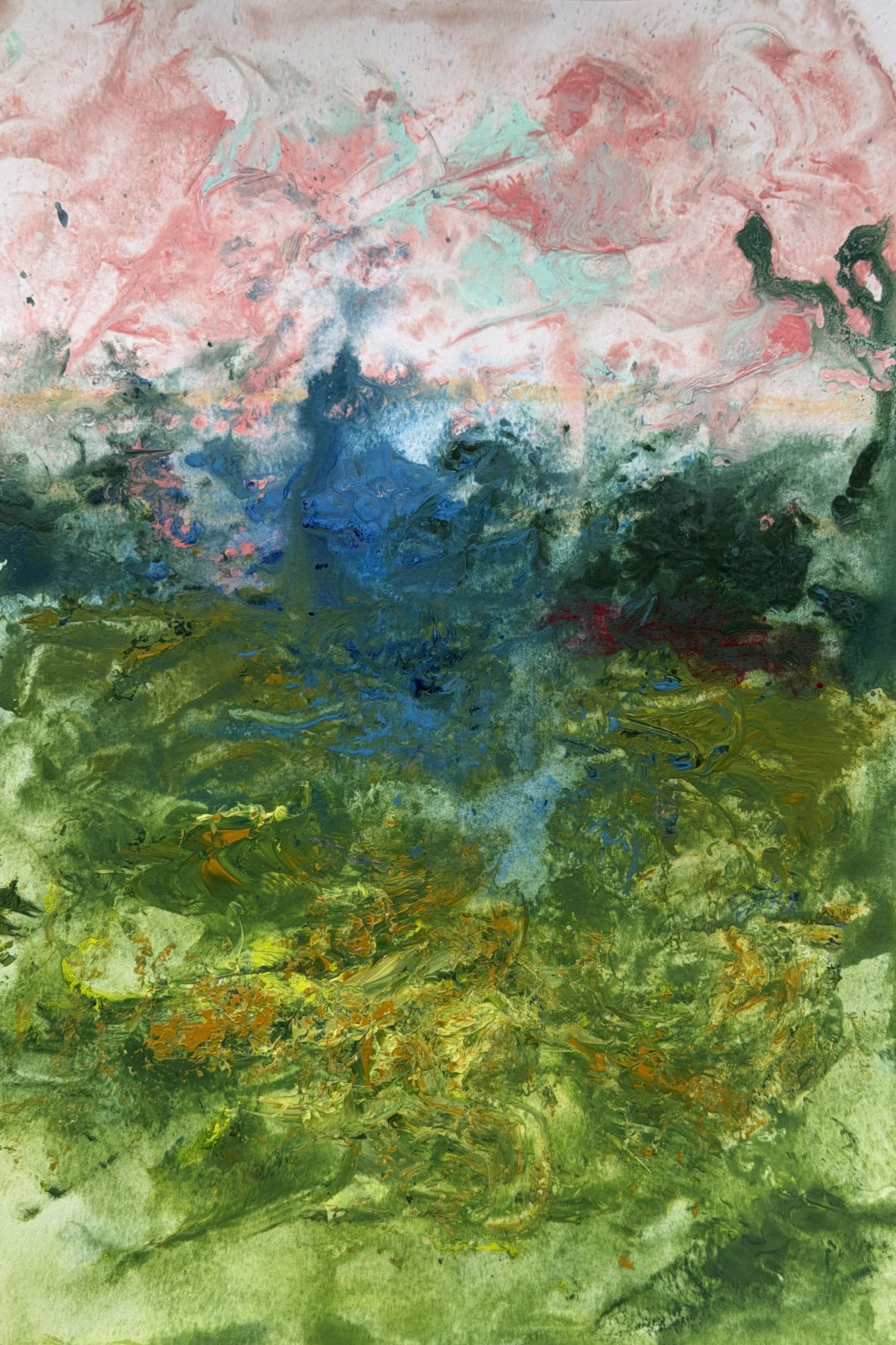 Garden Rising
Acrylics on paper
20x30 cm 