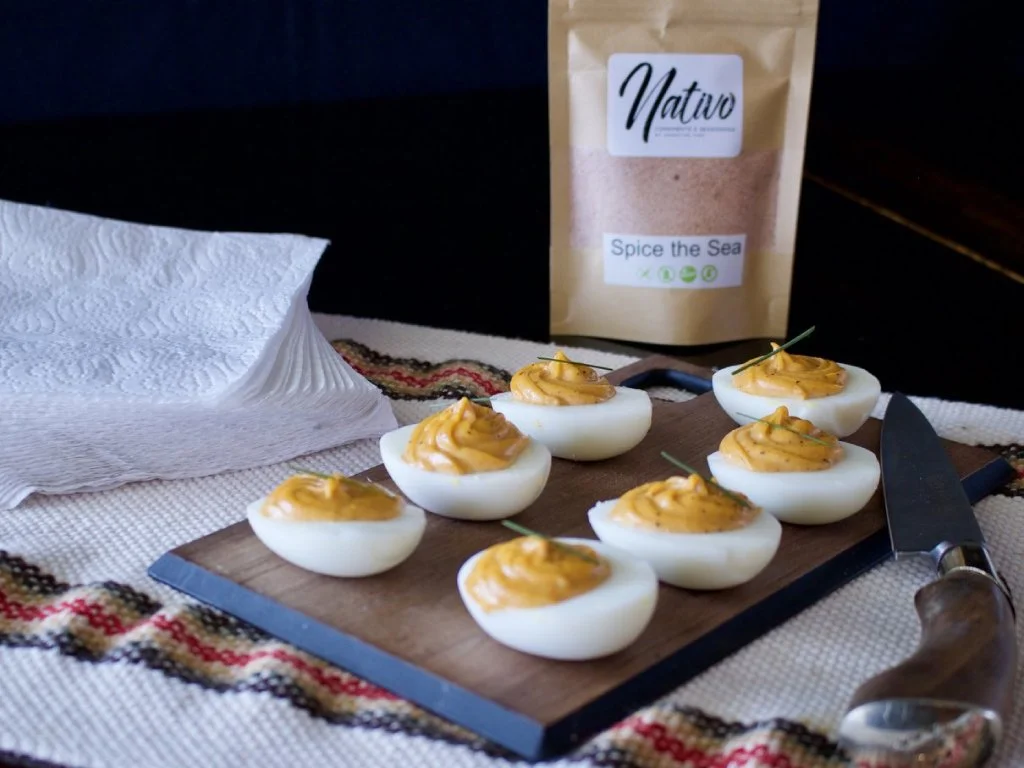 Deviled Eggs with Spice the Sea
