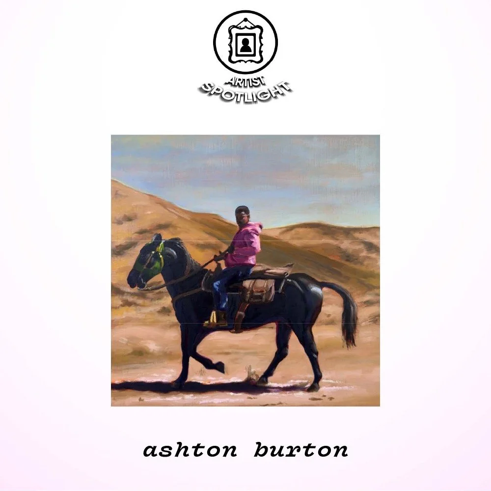 💡 Today we are shining a light on Ashton Burton (@ashton.l.burton )! You can see two of Burton's pieces (Not Supposed to Look Up &amp; Chephrens Guard) on view at Limelight in Brecksville via our Curation Program. 💫

👀✨ Swipe through to see and le