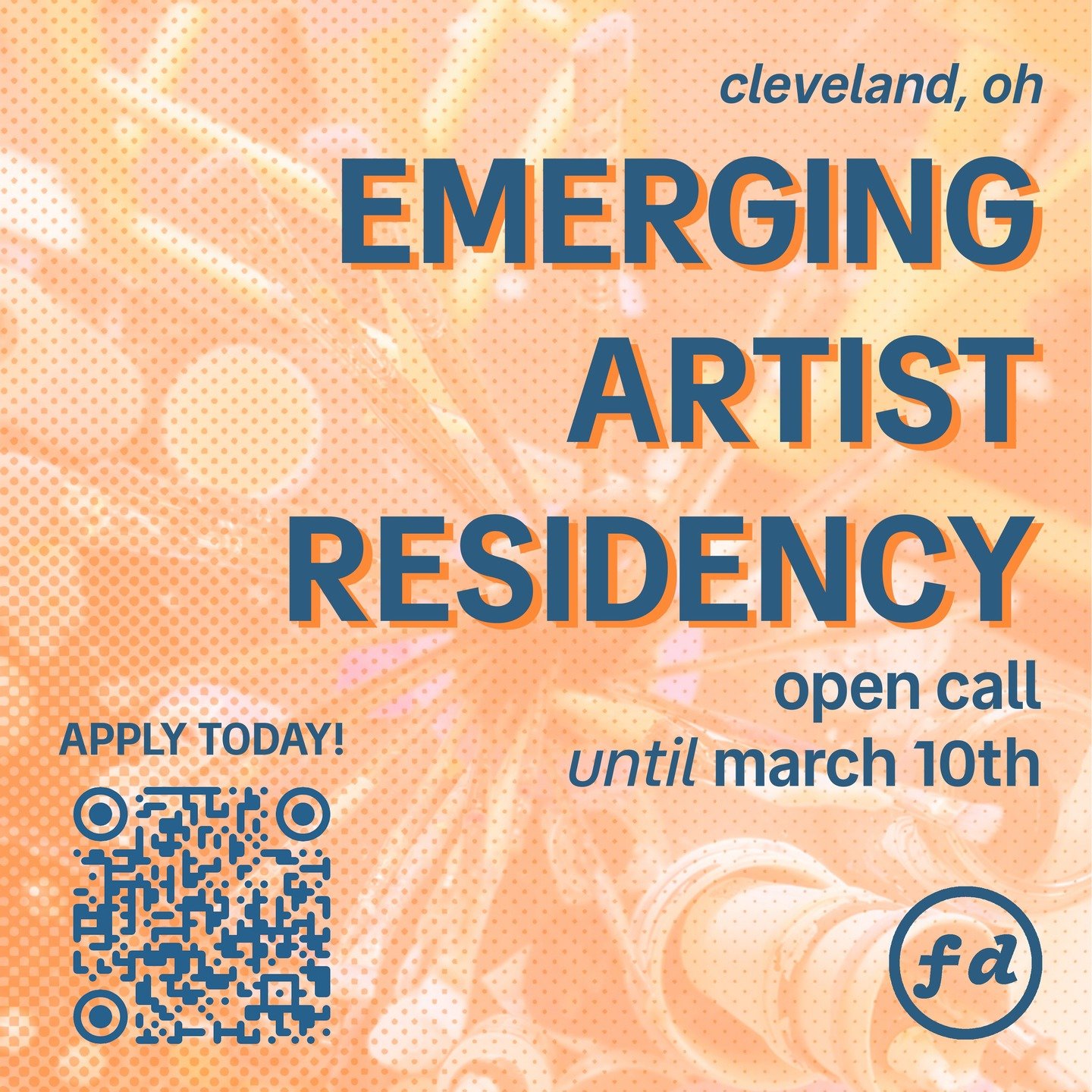 ⏰ There is only one week left to apply to the residency program. That's right--7 days! We are currently looking for the next FOUR artist residents. 

Get your applications in now! We can't wait to see your work. 🔥🔥🔥