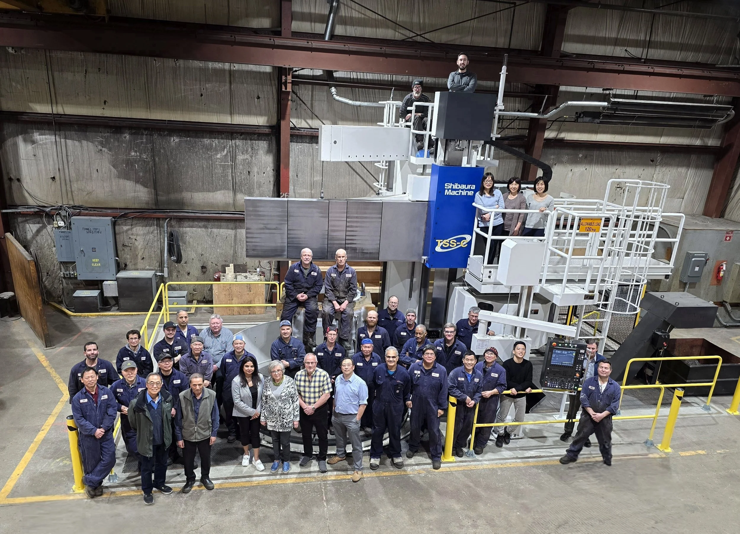 Sunrise Engineering group photo of staff