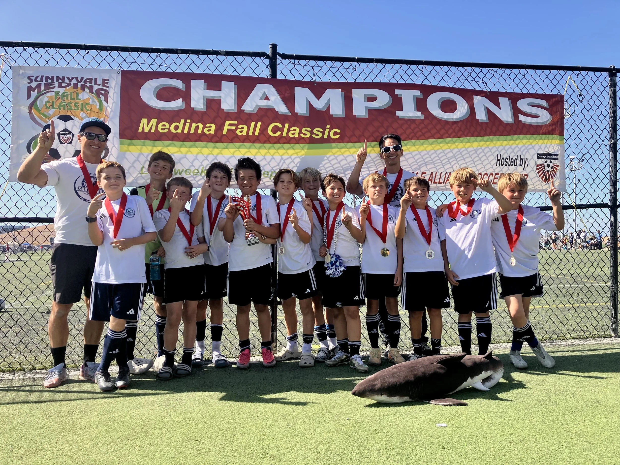 Sharks U11 Blue Wins Sunnyvale Medina Fall Classic