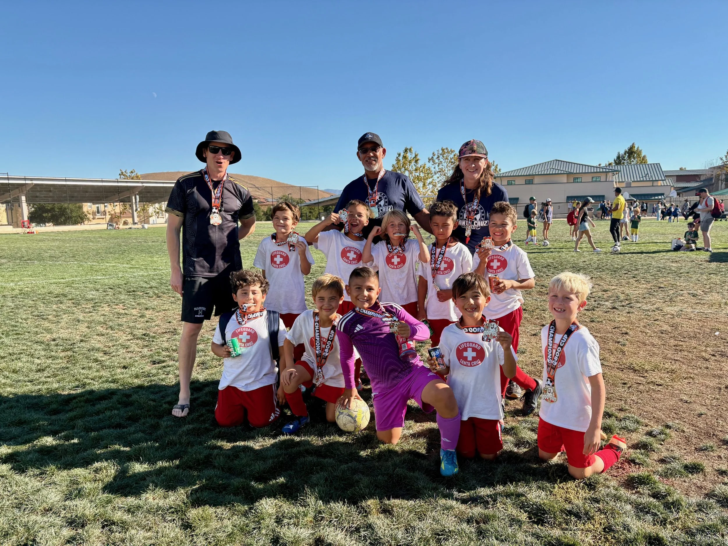 Sharks U8 Blue Wins San Ramon Boo Cup 