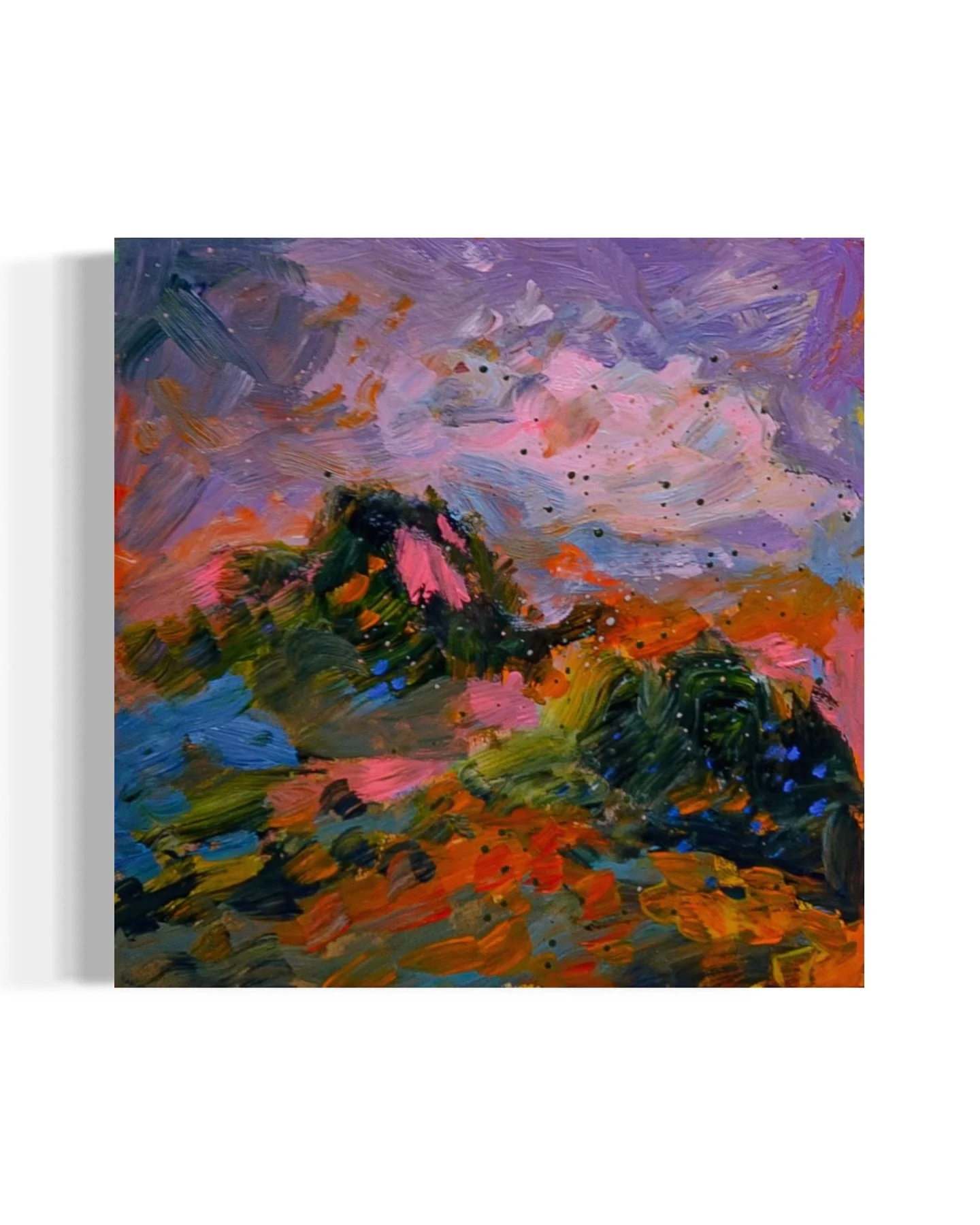 &lsquo;Among the clouds&rsquo; original painting on wooden panel 

available 

Many people don&rsquo;t know that I also have a fine art practice.. my paintings usually captures something that is around us, but in the same time, they come from within.