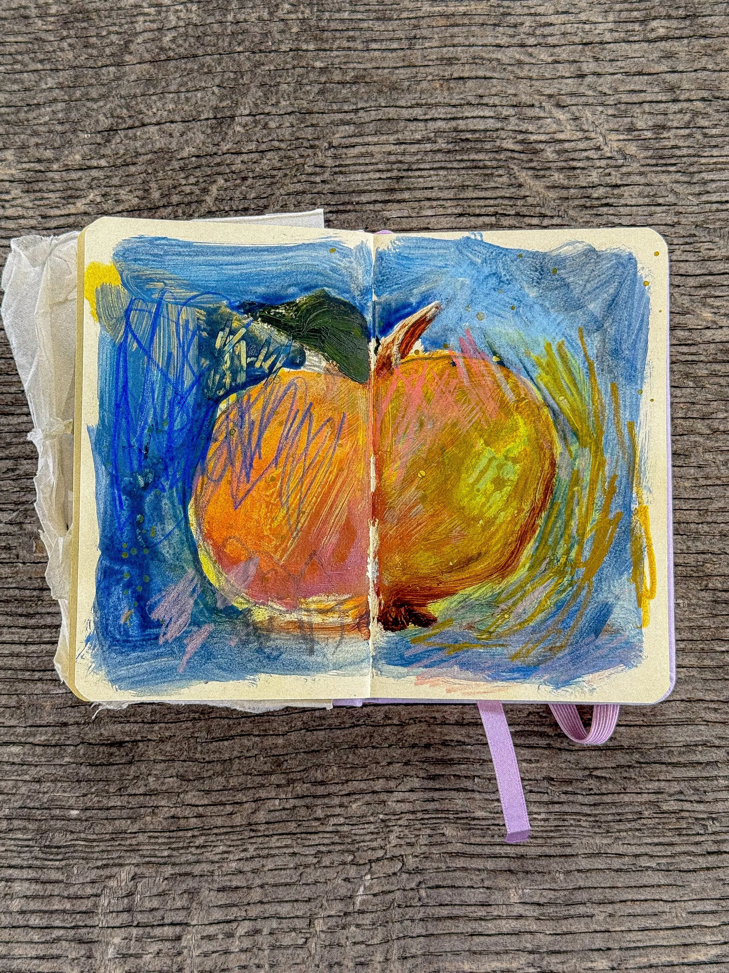 🍎 it is officially apple season! The apple tree in my garden is full of apples I cannot stop sketching them 🥰 you might notice that every one of these sketches is different (including the sticker that I created last year for my mail club) i do not 