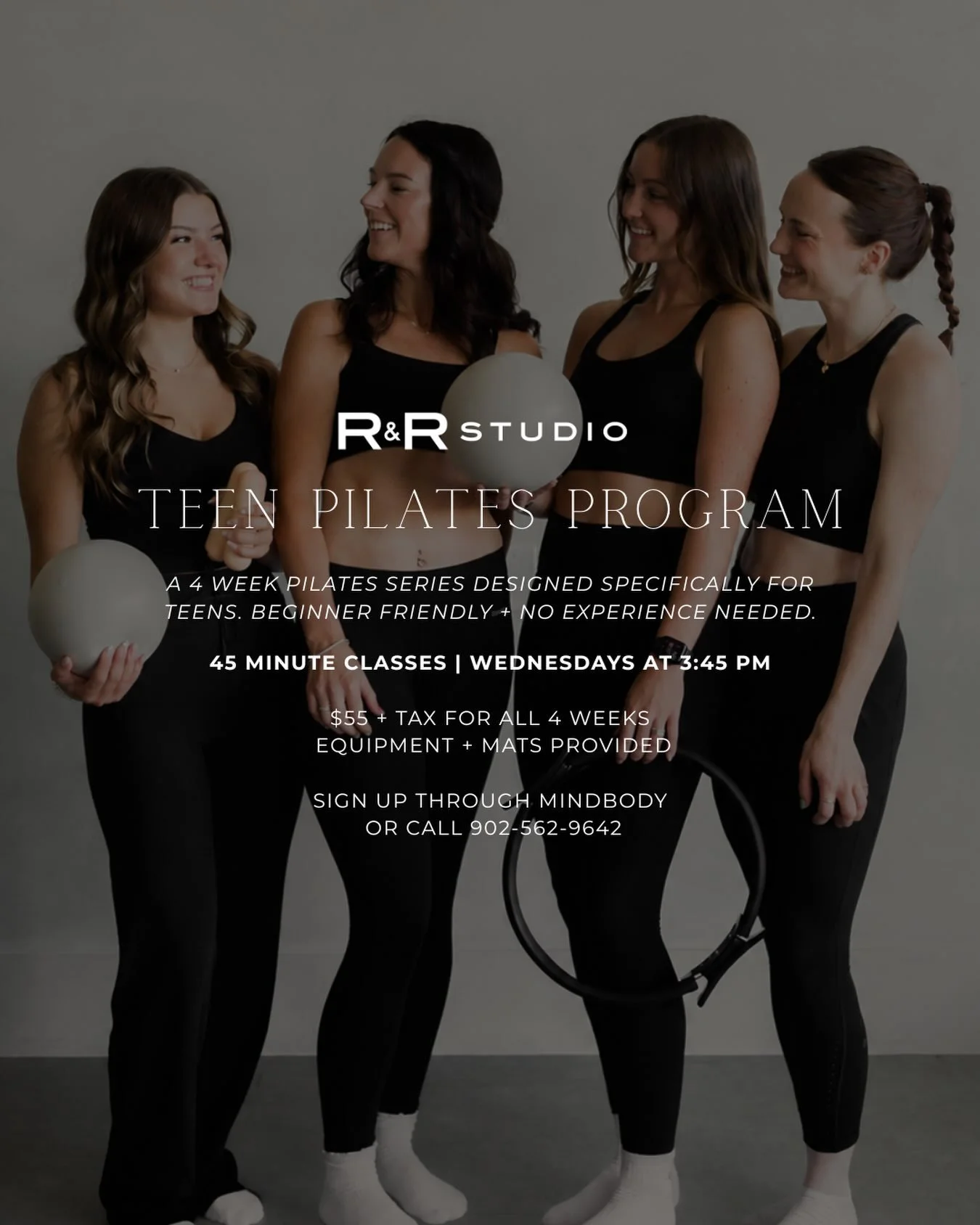 LIKE, SHARE AND TAG YOUR FRIENDS IN THE COMMENTS FOR A CHANCE TO WIN A SPOT IN OUR TEEN PILATES PROGRAM OR A 4-CLASS PASS!🤍

Winner will be announced in 24 hours!

Our 4-week Teen Pilates series starts Wednesday, October 7th at 3:45 PM. Beginner fri