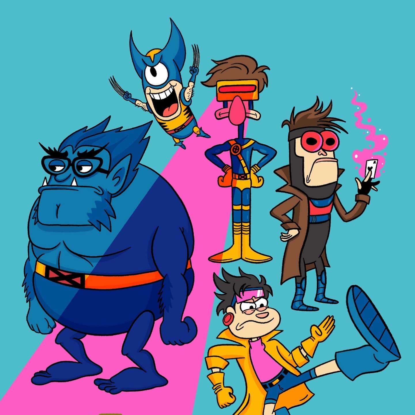 In my new video I redraw the X-Men as #SpongeBob characters and it worked better than I thought it would. Link in profile!

#xmen #xmen97 #gambit #cyclops #wolverine #jubilee #spongebobsquarepants #ipadartist #adobefresco