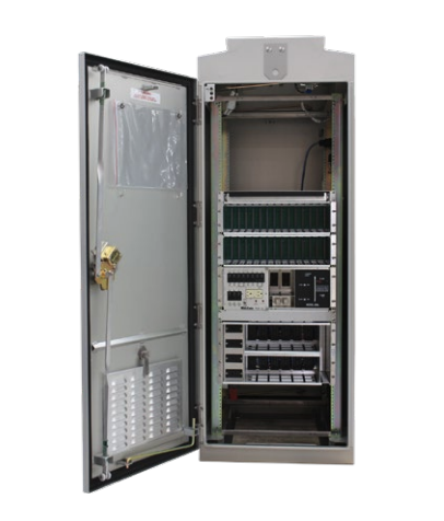 McCain 332L Controller Cabinet Standard-size 332 traffic control cabinet for 170 or 2070 controllers with high-efficiency power supply.