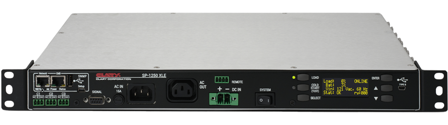 Clary SP-1250XLE Clary Corporation Battery Backup Unit (BBU), Clary SP1250XLE..