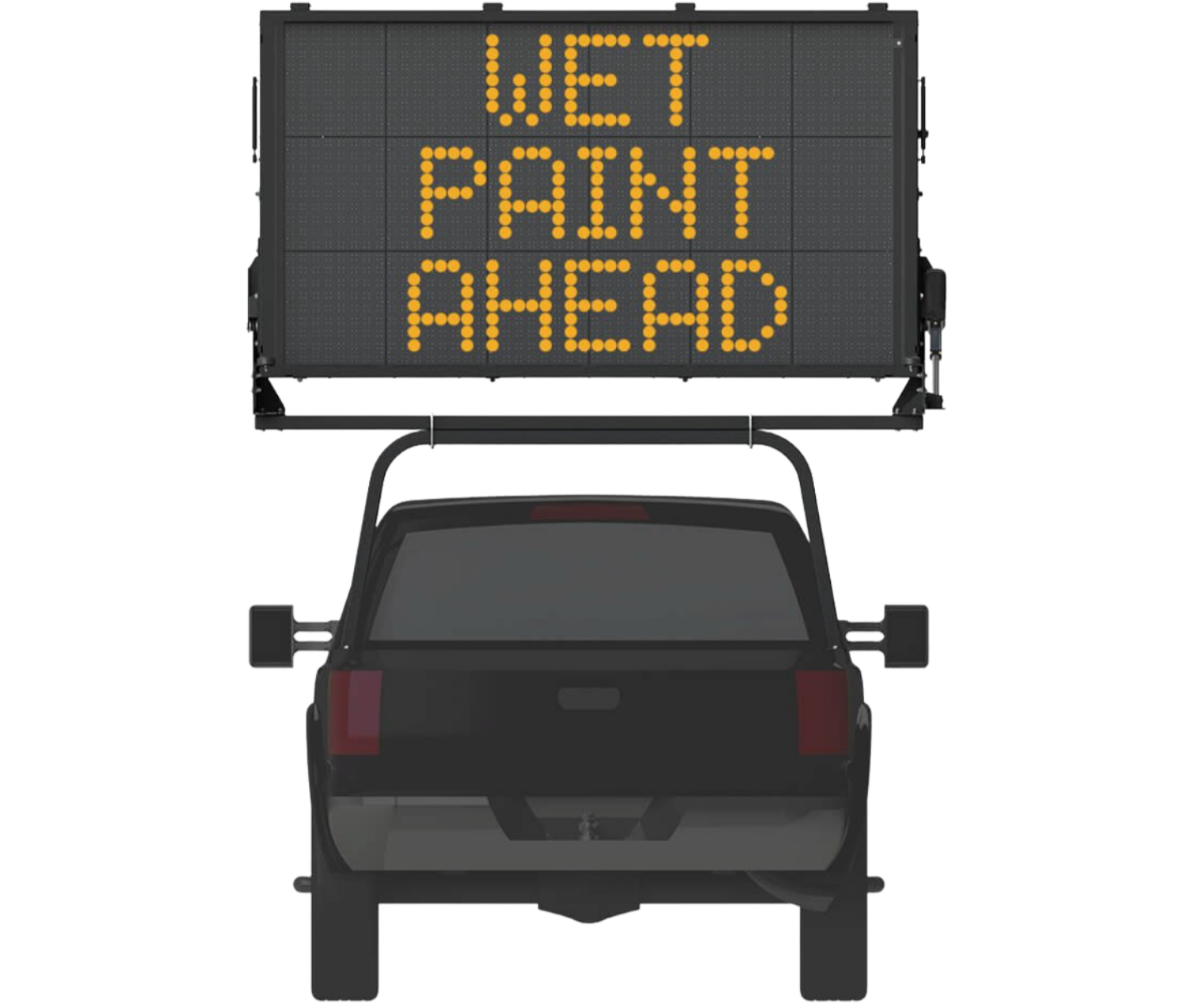 With its large display and easy setup, the TM-3812 changeable message sign is ideal for highway construction, maintenance / striping crews, or emergency response teams. Ver-Mac TM-3812.