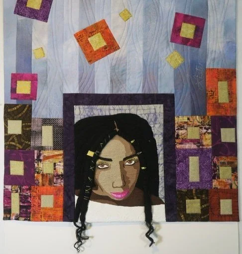 Lisa Arthaud. "I Am Still Learning" Lisa Arthaud. "I Am Still Learning" - Zoom Description:  I completed this art quilt to honor my friend and to better understand cultural differences, racism, and my own white privilege.  I was inspired to create an