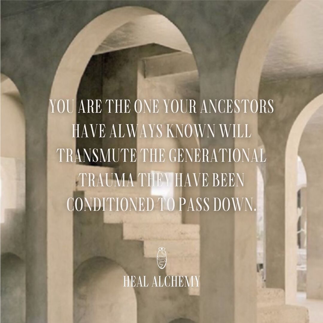 You are the one your Ancestors have always known will transmute the generational trauma they have been conditioned to pass down.

#heal
#healing
#ancestors
#generation
#inspo
#healalchemy
#healalchemyacademy
#wellness
#mindfulness