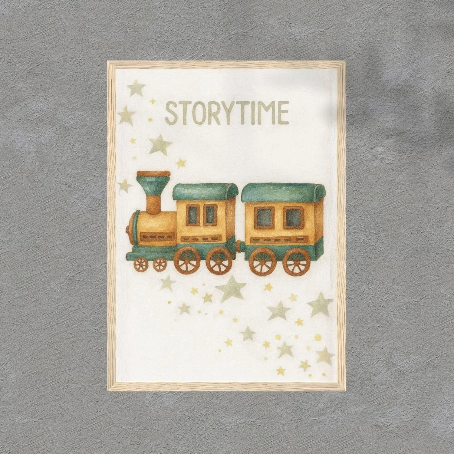 Storytime | wooden framed wall art