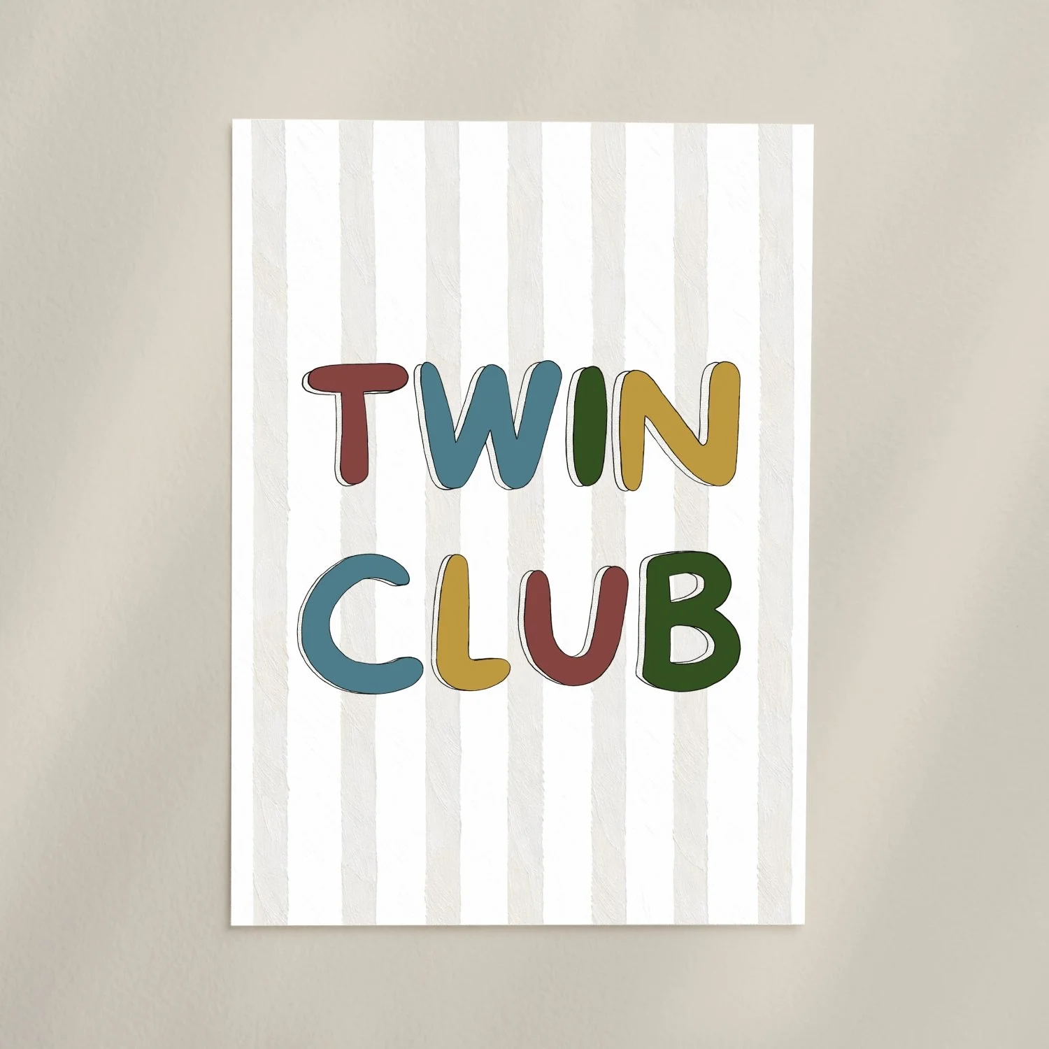 Twin Club No.1 | unframed | print only