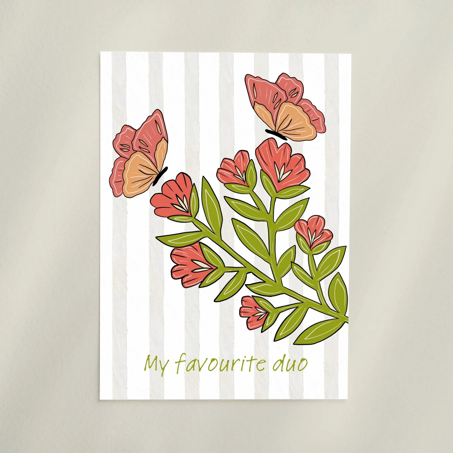 My Favourite Duo | unframed | print only