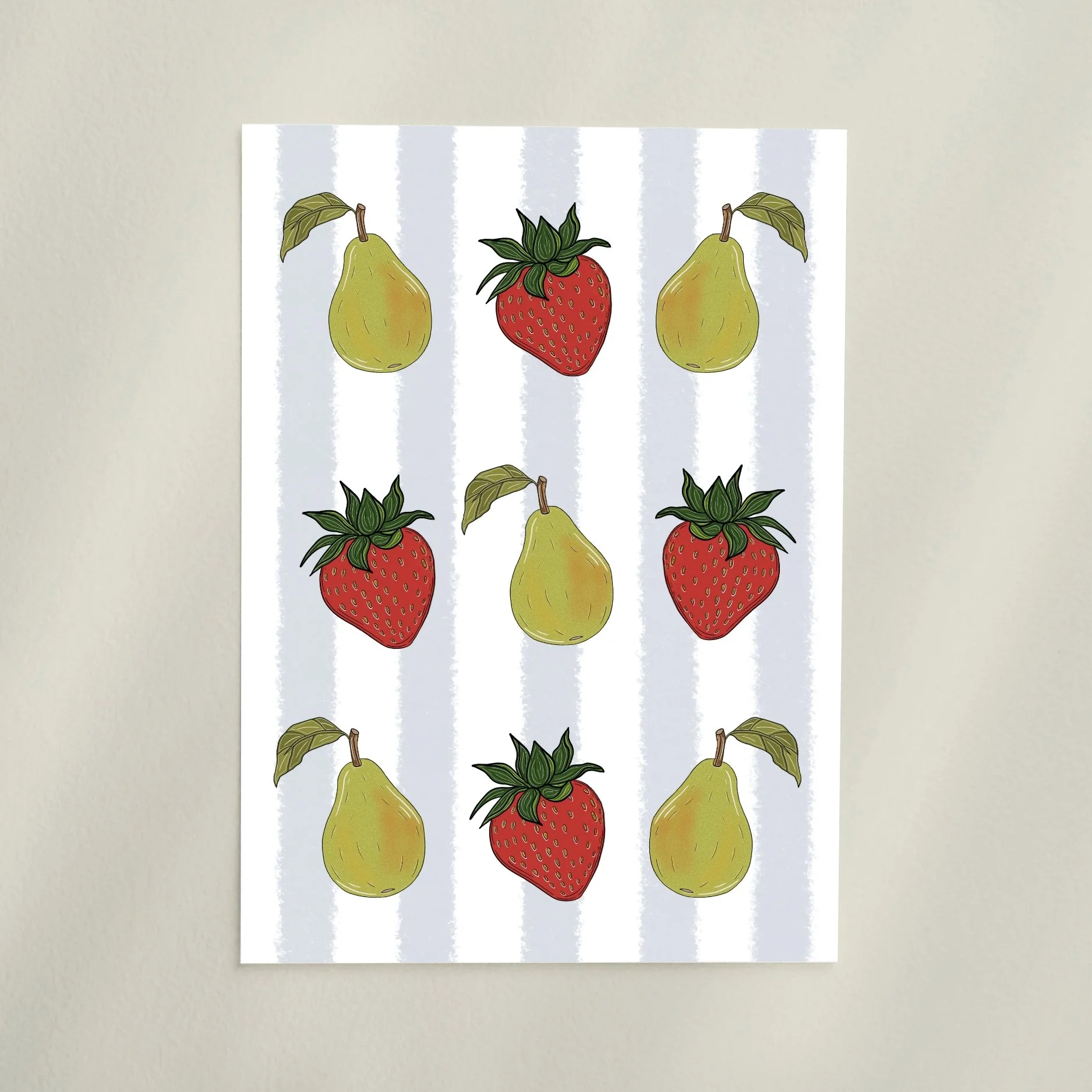 Strawberries & Pears | unframed | print only