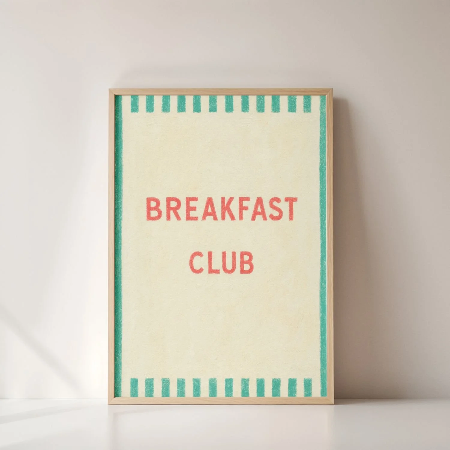 Breakfast club 2 | wooden framed wall art