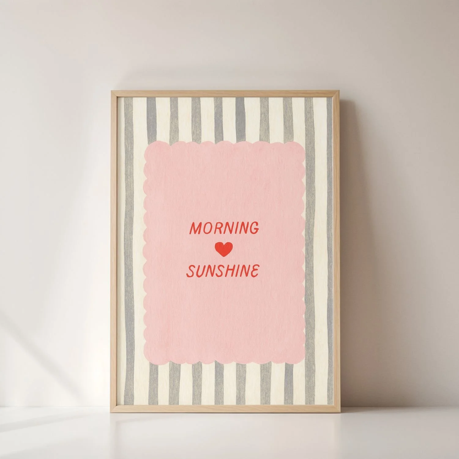 Morning sunshine | wooden framed wall art