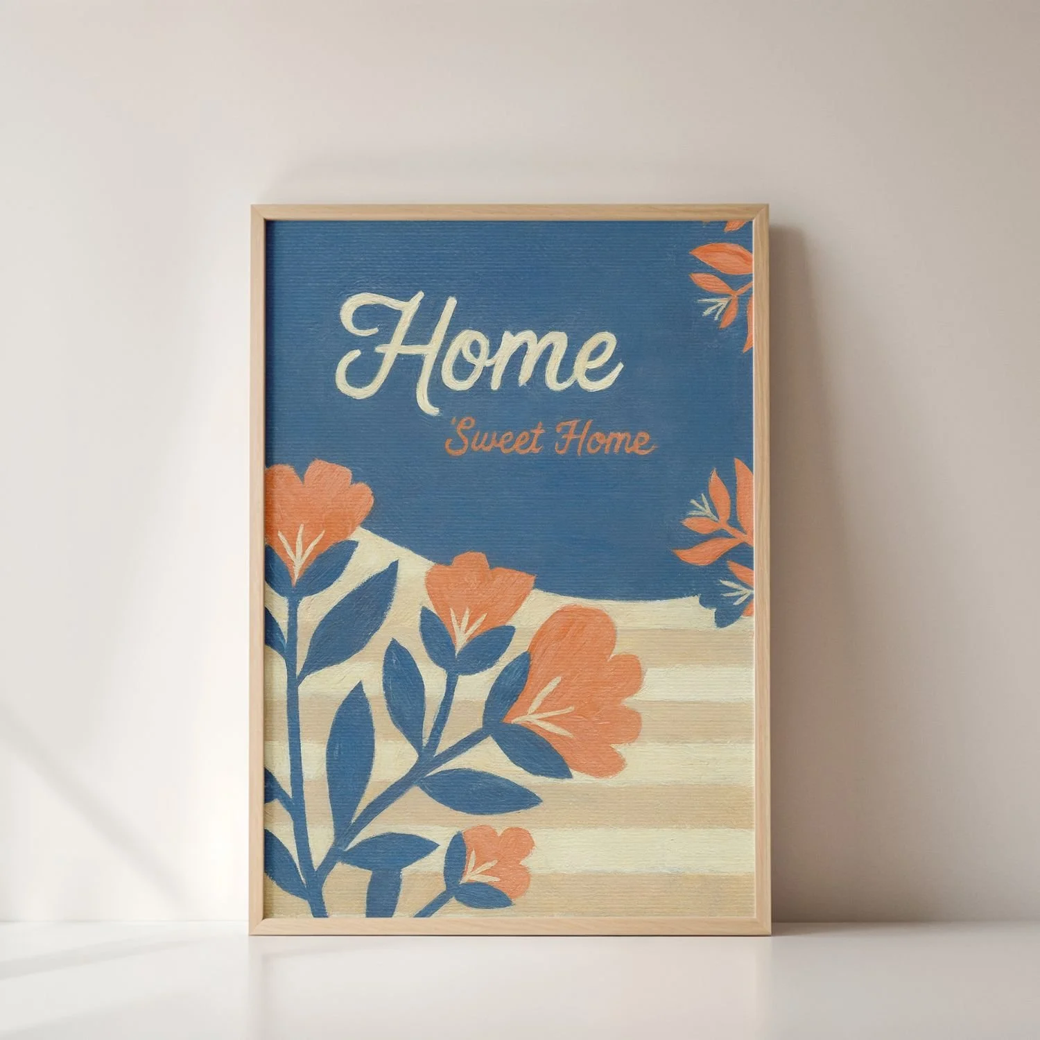 Home sweet home | wooden framed wall art