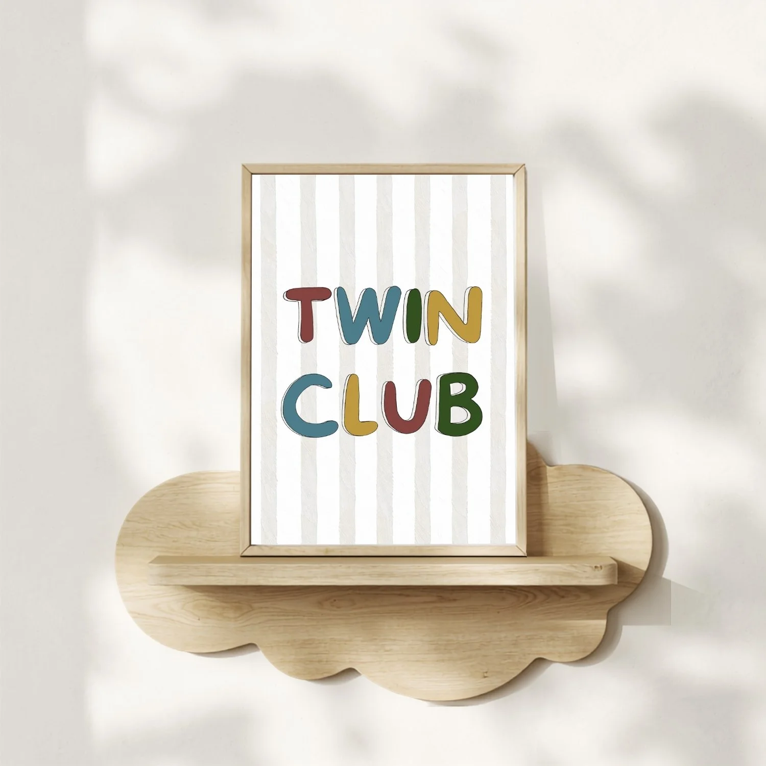 Twin Club No.1 | wooden frame