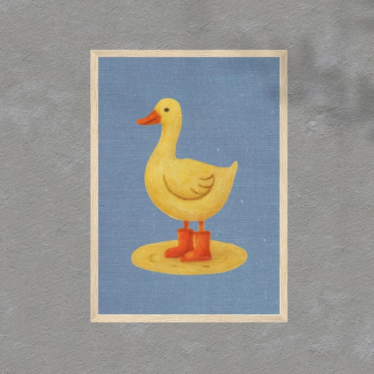 Puddles | wooden framed wall art