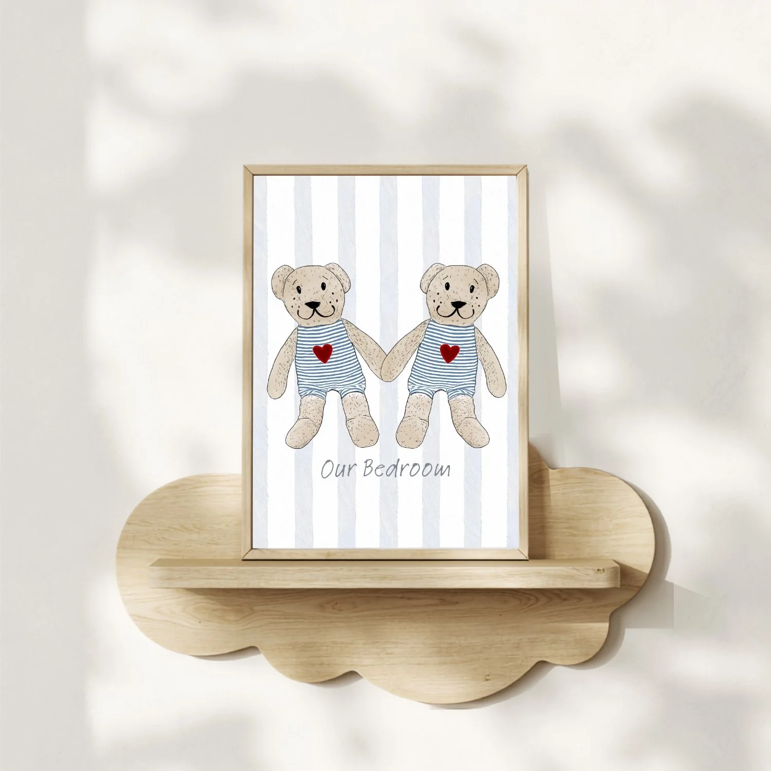 Our Bedroom | wooden frame