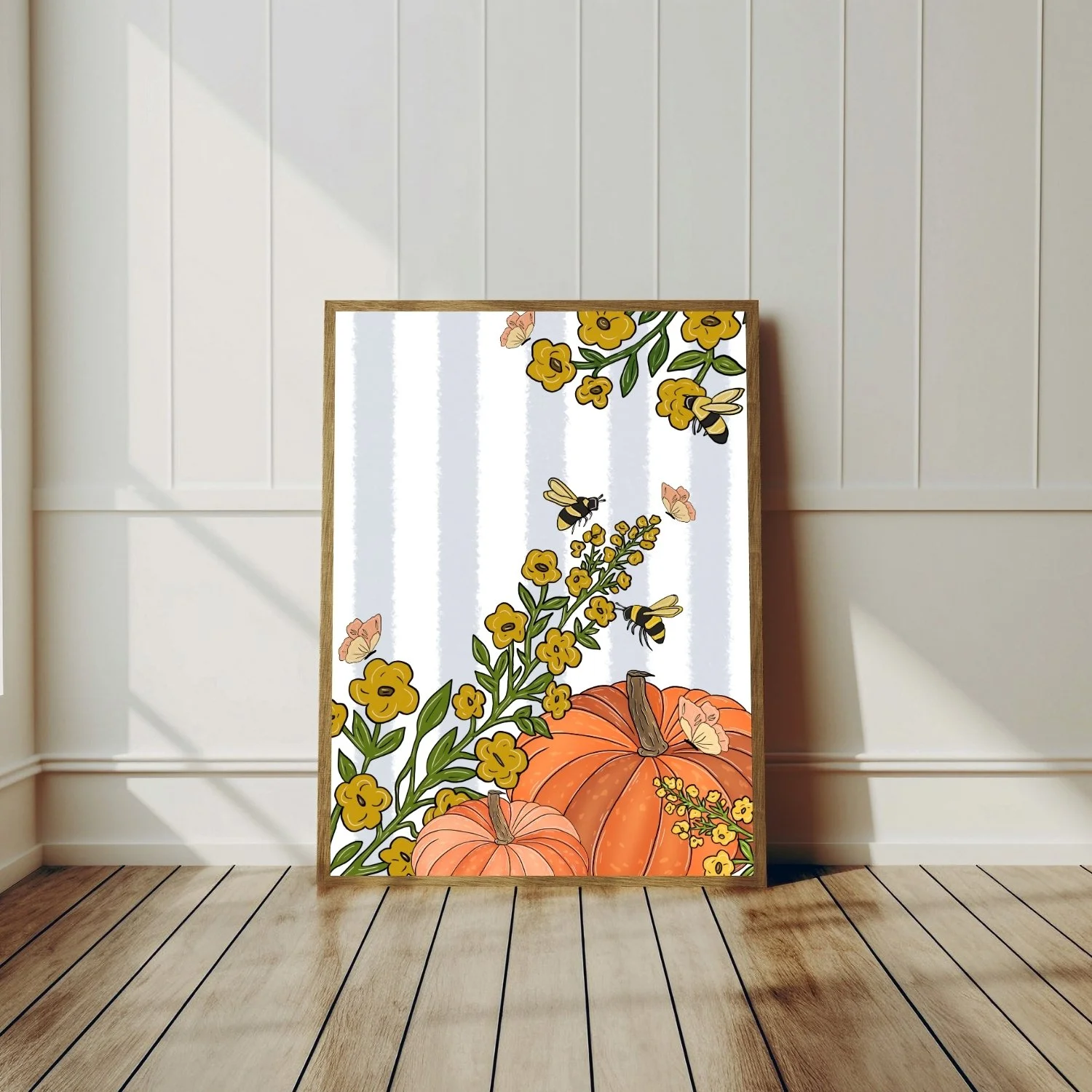 Whimsical Pumpkin 1 frame wooden floor.jpg