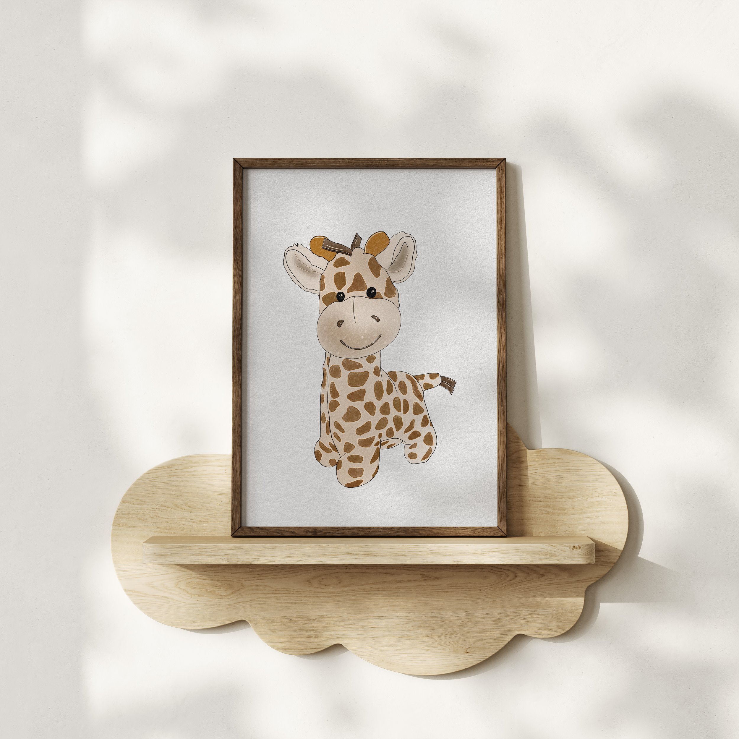 Giraffe | wooden frame