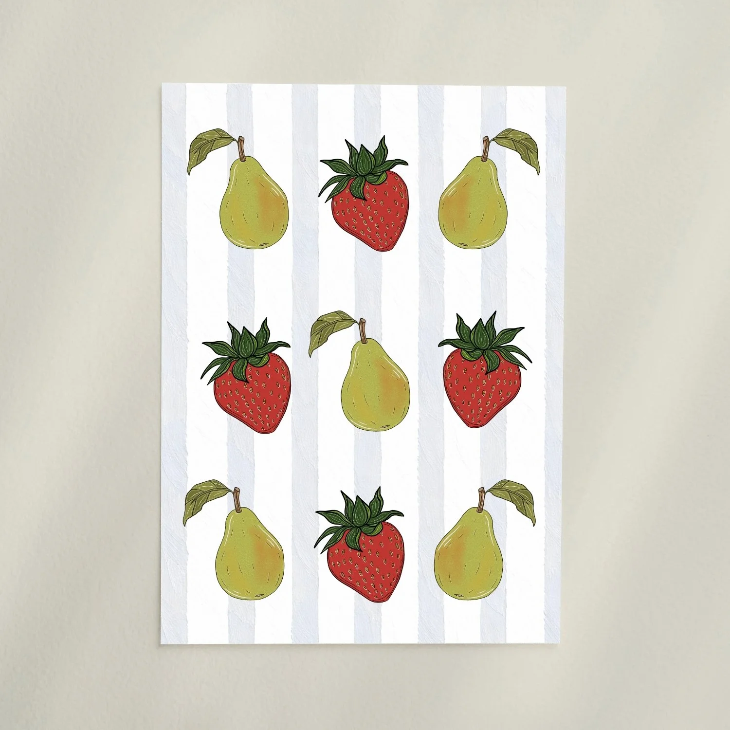 Strawberries & Pears | unframed | print only