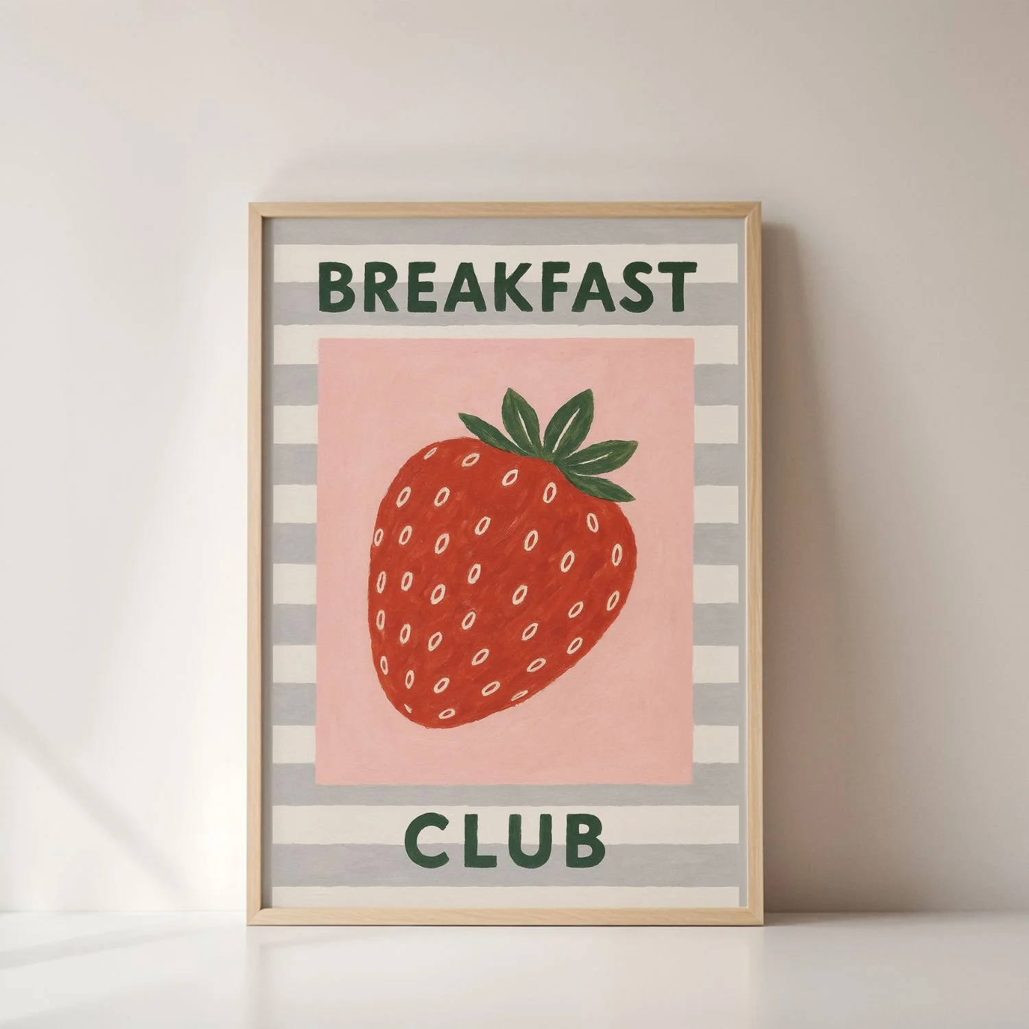 Breakfast club | wooden framed wall art