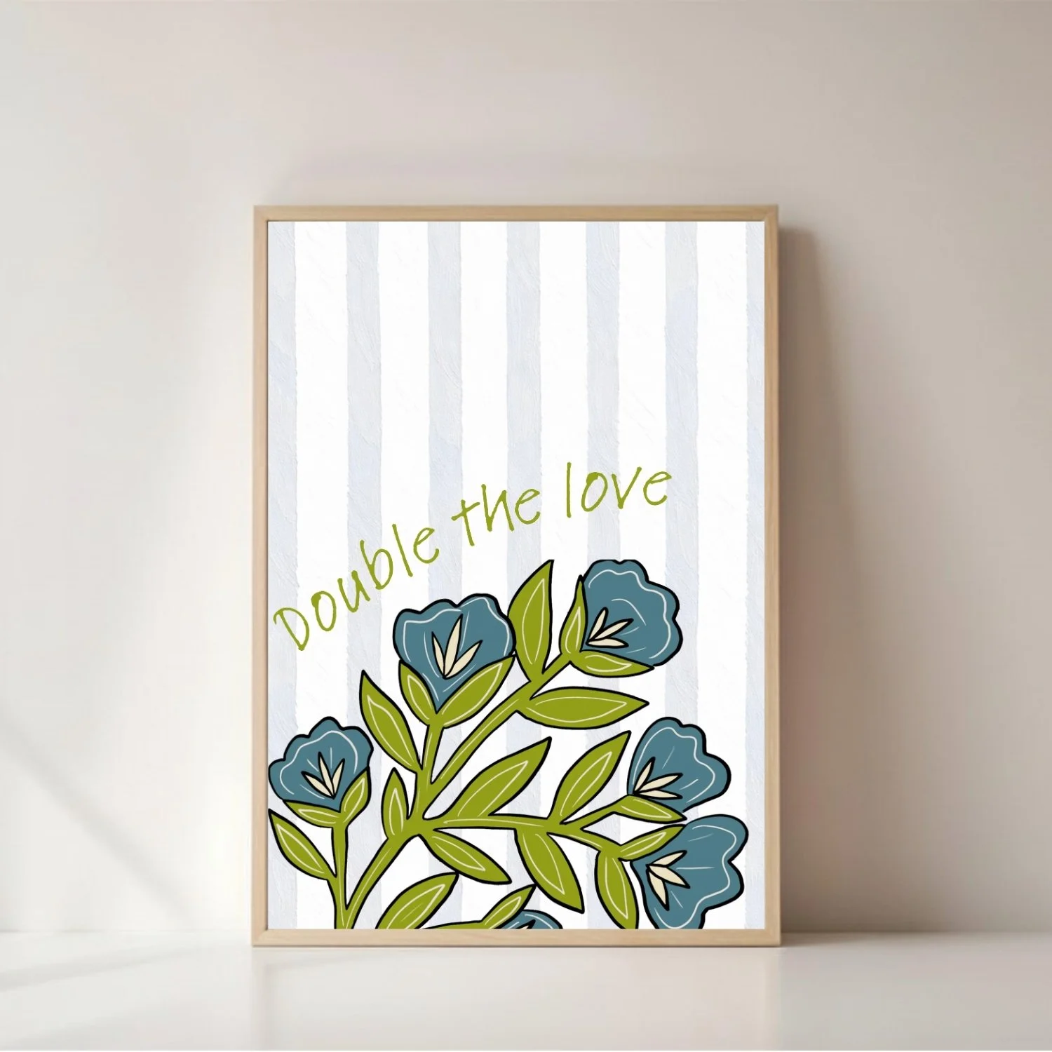 Double the Love | wooden frame