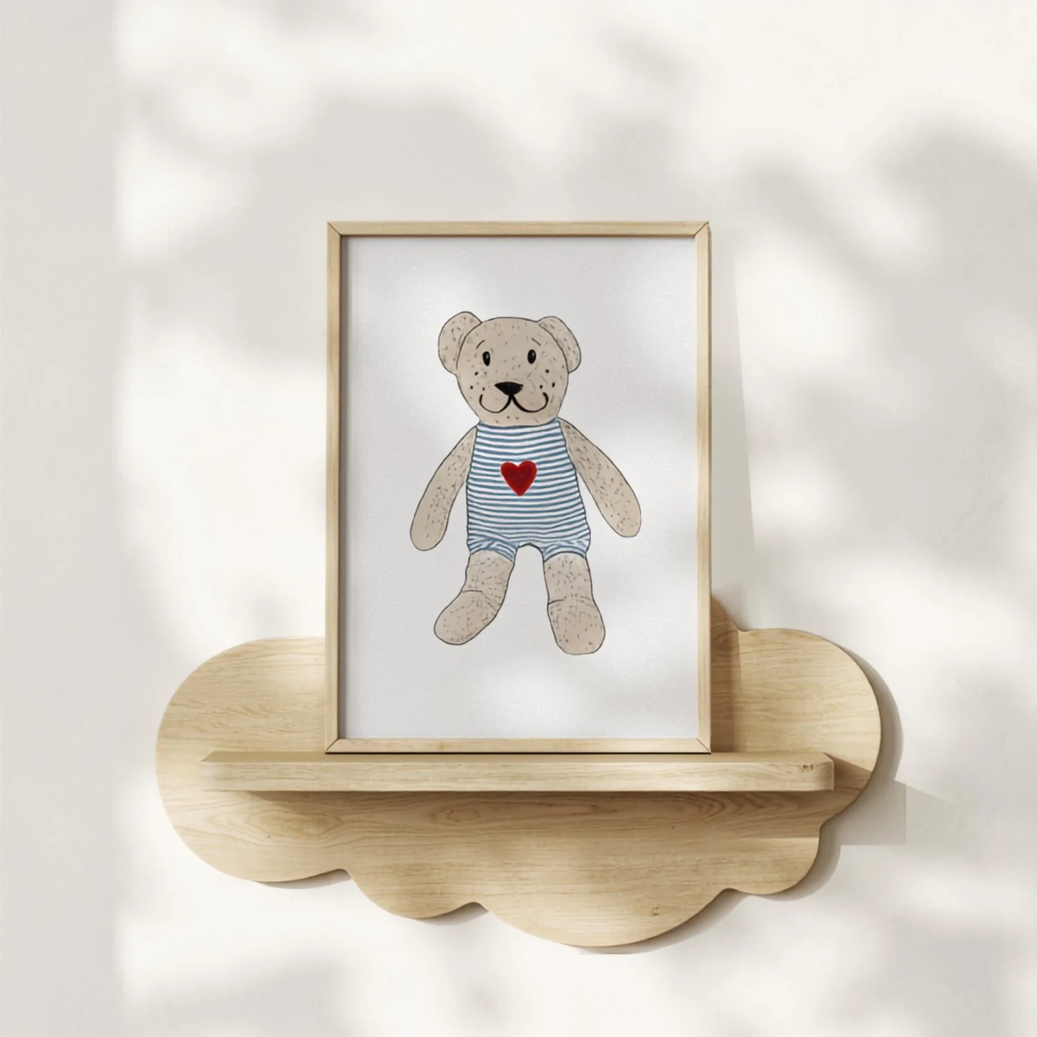 Cute Bear | wooden frame