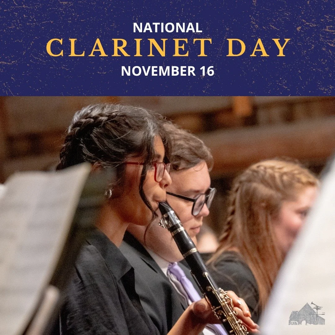 🎶 It&rsquo;s National Clarinet Day! 🎶
A big round of applause for the clarinetists who fill Birch Creek with such rich and expressive sound. Whether in Symphony or Jazz, the clarinet brings something special to the stage.

Tag a clarinetist who des