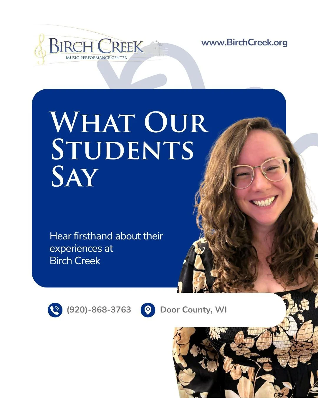 "I wish I could do it a thousand times over." 🥁

At Birch Creek, we believe in the power of performance-based learning. Whether you&rsquo;re into Big Band Jazz, Symphony, or Percussion &amp; Steel Pan, you&rsquo;ll be mentored by world-cla