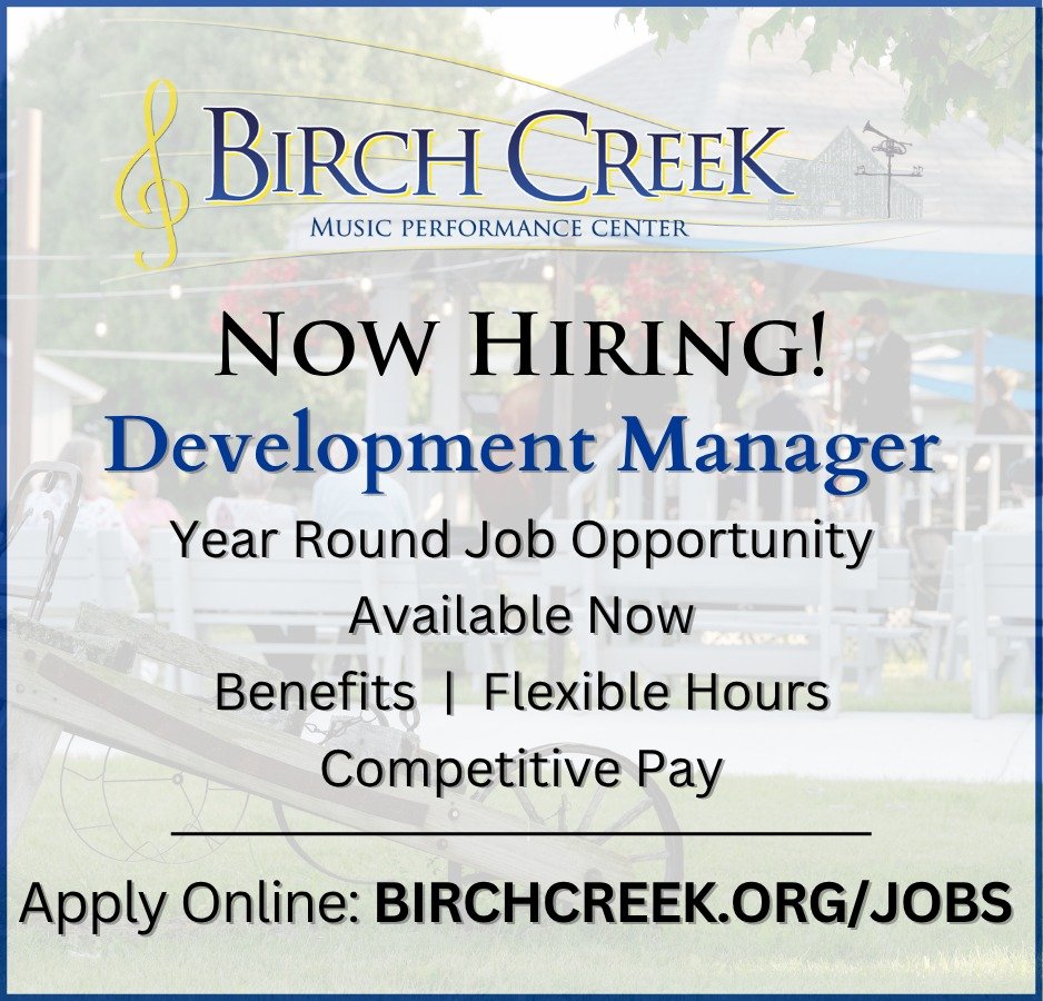 🚨 We&rsquo;re hiring now!

Birch Creek is looking for a Development Manager&mdash;and we&rsquo;re reviewing applications right away.

✔ Year-round role
✔ Flexible hours + benefits
✔ Competitive pay

Know someone who&rsquo;d be a great fit? Tag them 