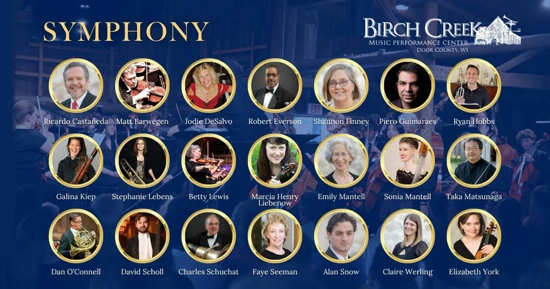 Who will you be learning from this summer? 🎻

Meet the 2026 Symphony faculty! At Birch Creek, you don&rsquo;t just sit in a classroom&mdash;you play side-by-side with these world-class professionals in a professional concert setting. From premier or