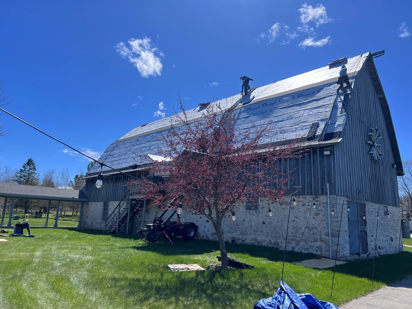 A look behind the scenes at Birch Creek

Work is underway on the roof of the Dutton Concert Barn as we prepare for the summer season. This is part of a larger effort to care for and preserve this historic space, with plans in place to replace the roo