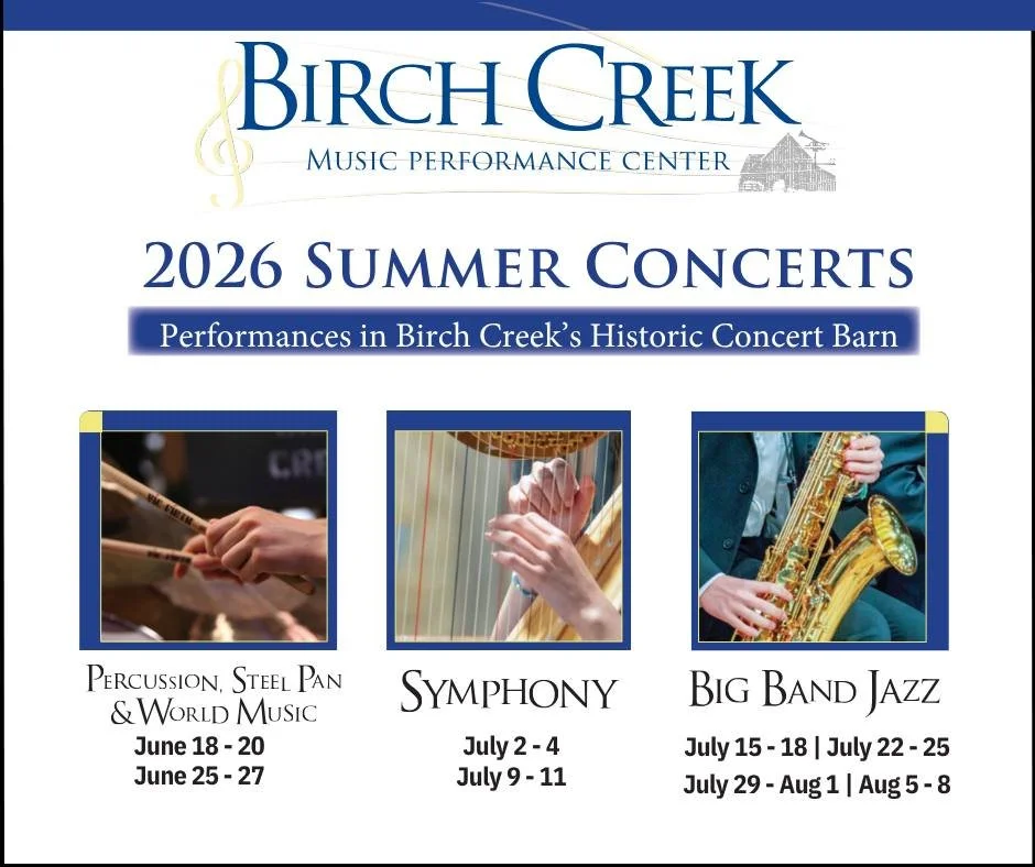 Nothing says summer in Door County quite like the sound of live music filling a historic concert barn.✨

Opening Night at Birch Creek is officially around the corner on Thursday, June 18! Whether you are a lifelong fan or planning your very first vis