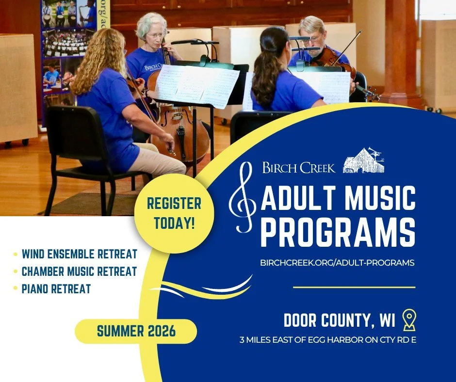 Ever feel like your instrument sits in its case a little too often these days? It&rsquo;s time to change that.

Whether you're looking to play in a powerful large ensemble, dive deep into small-group chamber collaboration, or dedicate a long weekend 