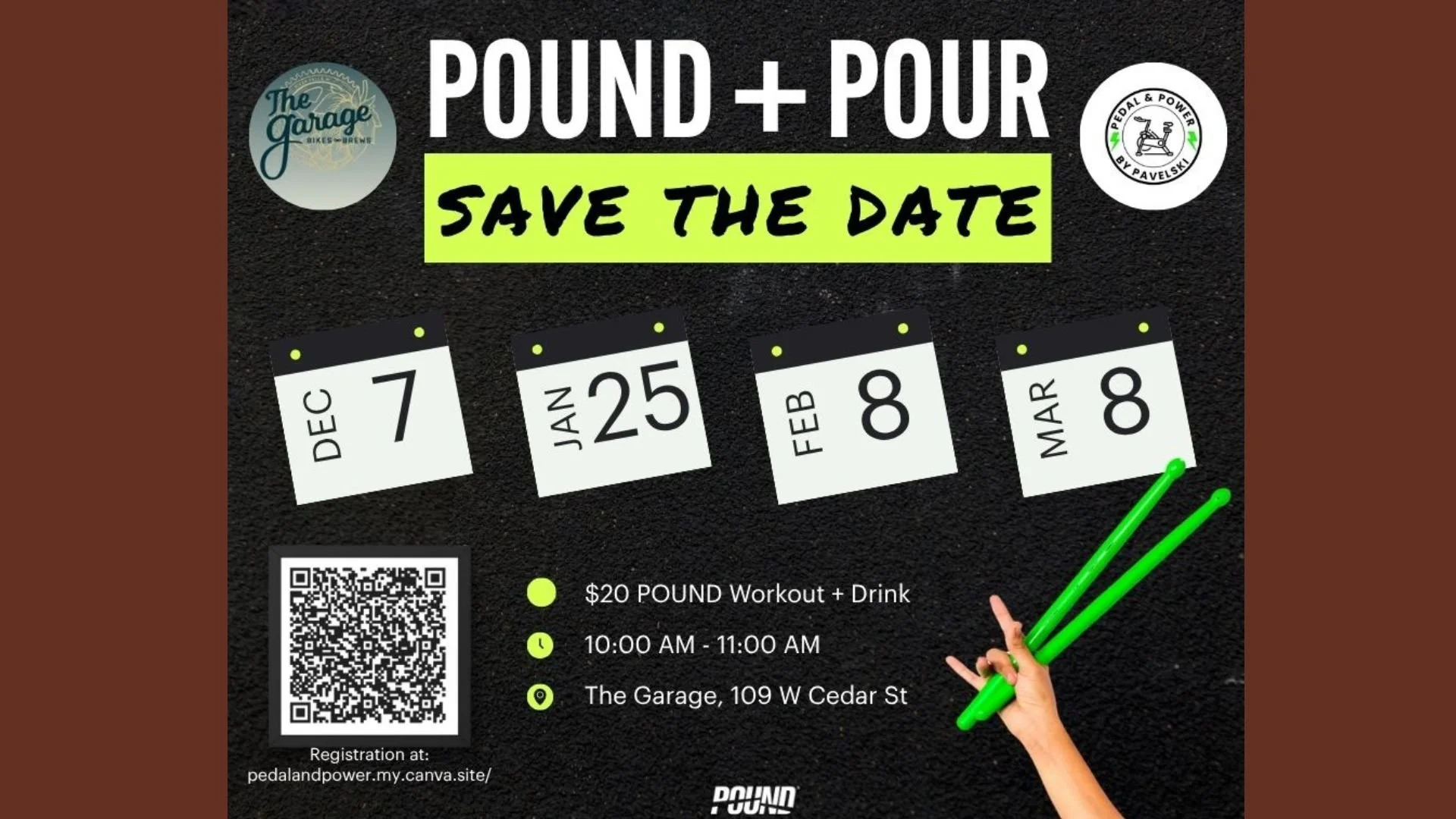 POUND + POUR in THE BREWERY