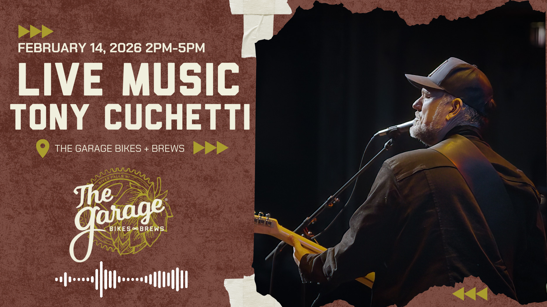 LIVE Music Featuring Tony Cuchetti