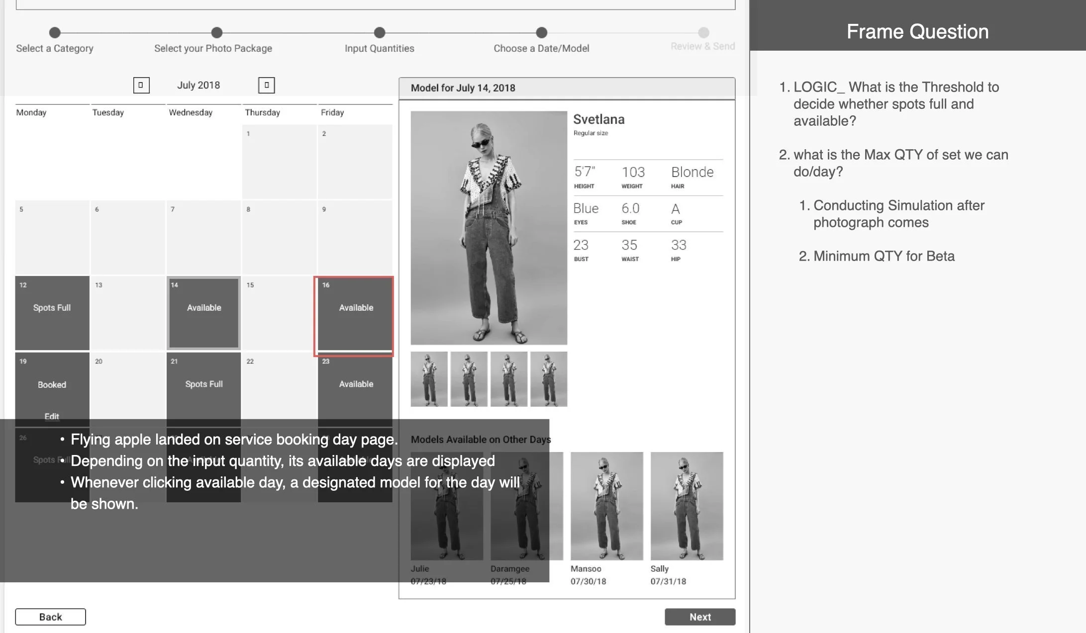 VALIDATING ASSUMPTIONS WITH STORYBOARD