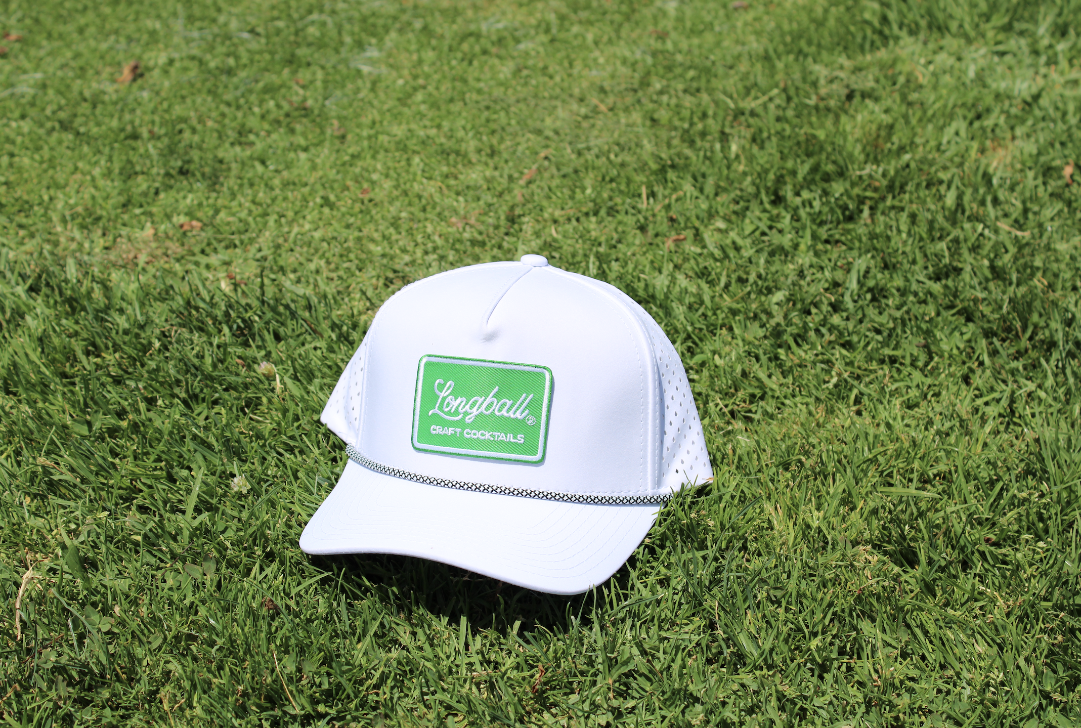 White Longball Golf Hat